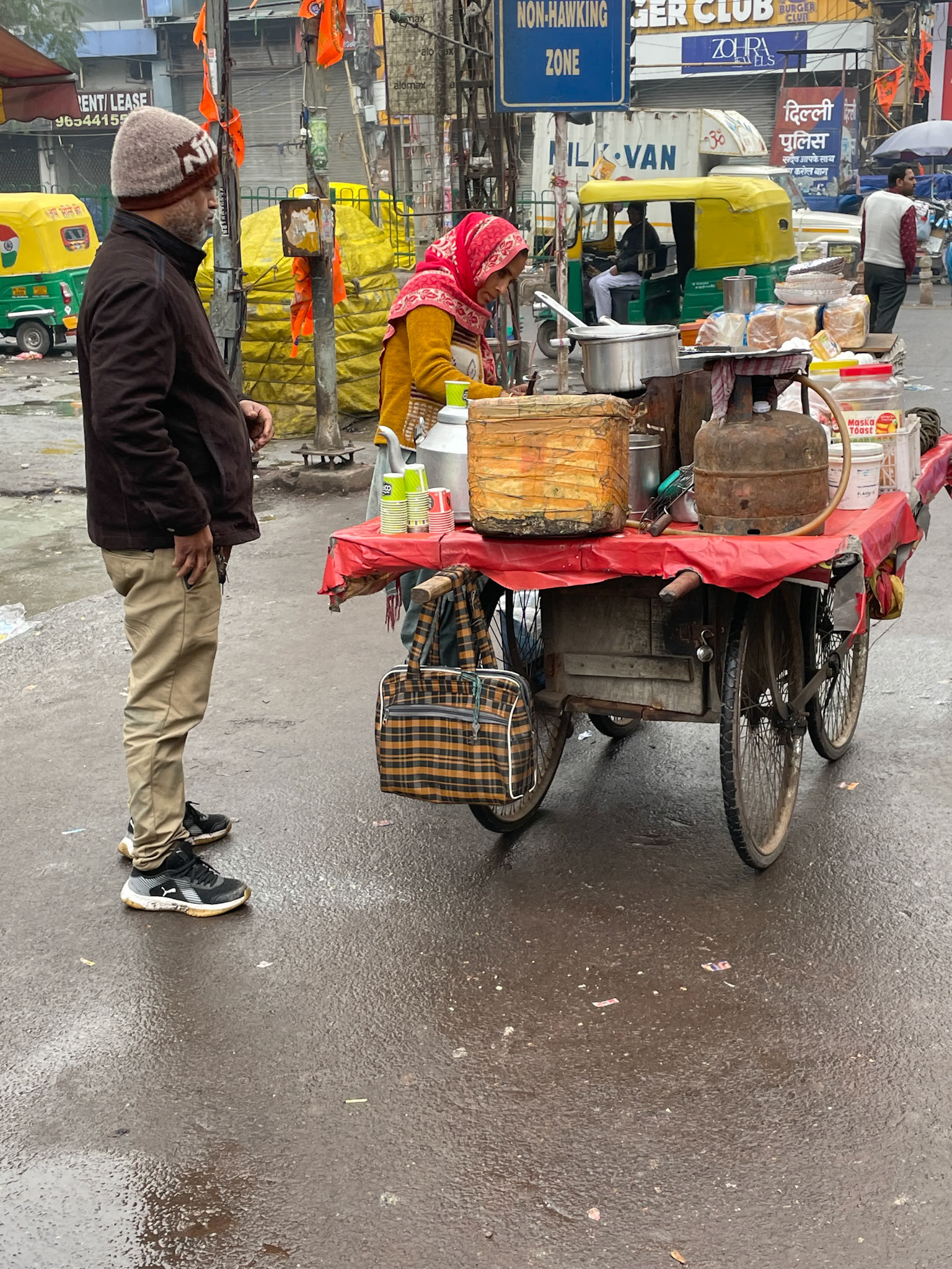 Food stall, Delhi