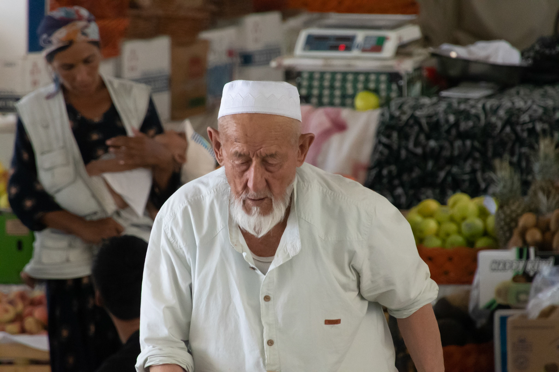 Elderly gentleman, Samarkand, Uzbekistan