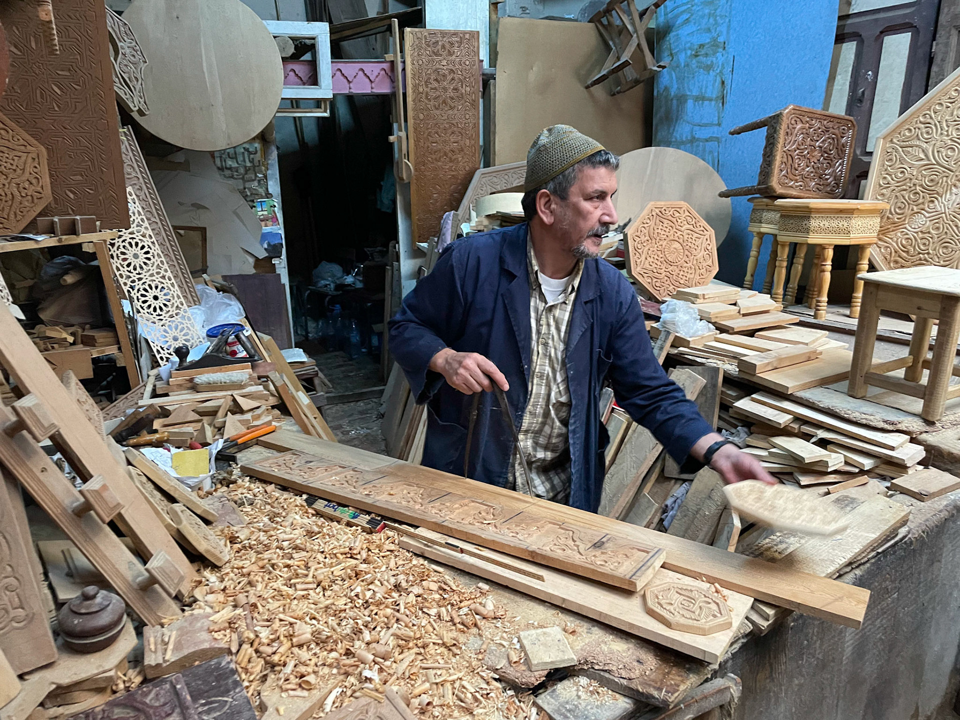 Carpenter, Medina, Fes, Morocco, 2021