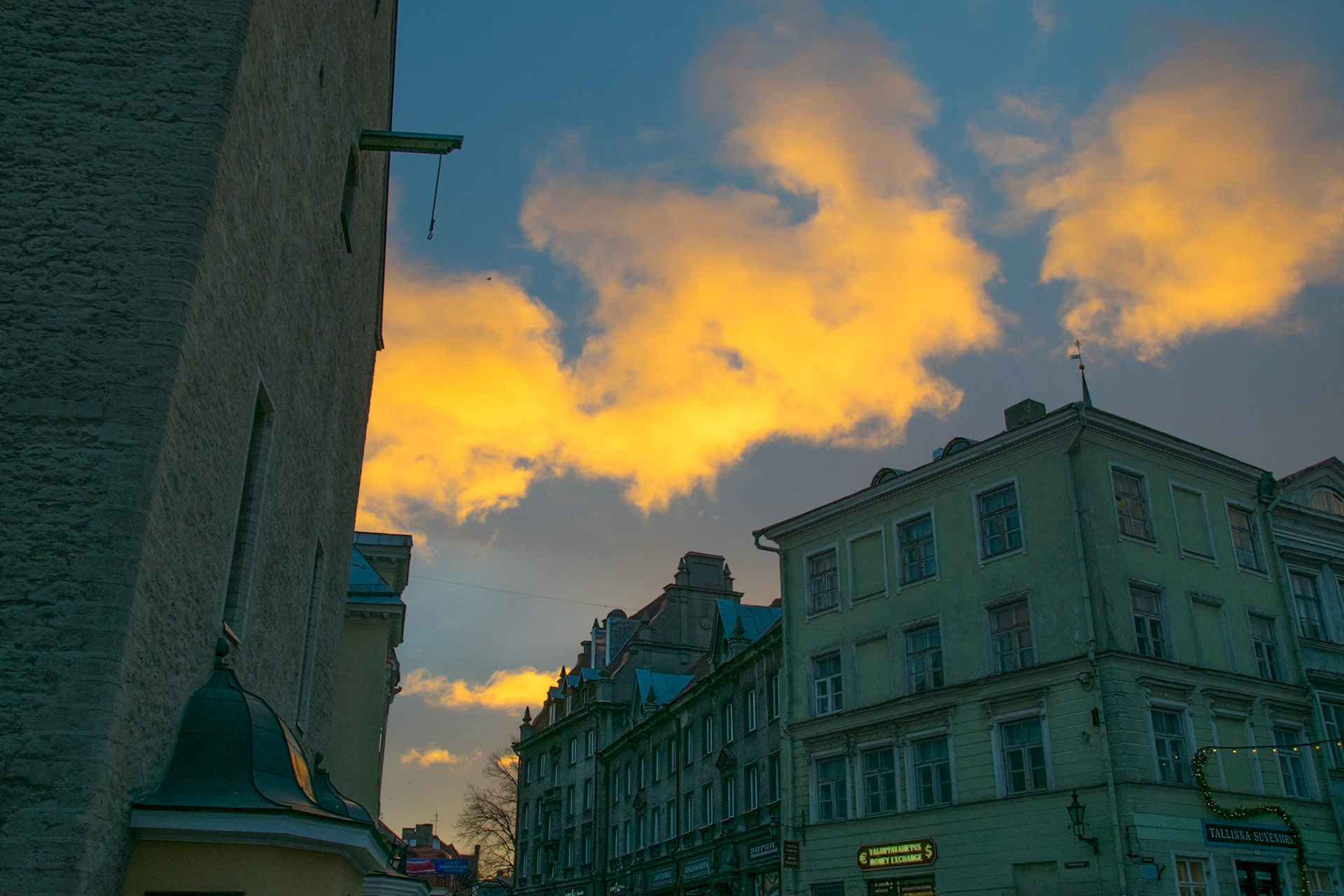 Sunset (at 3pm!), Tallinn