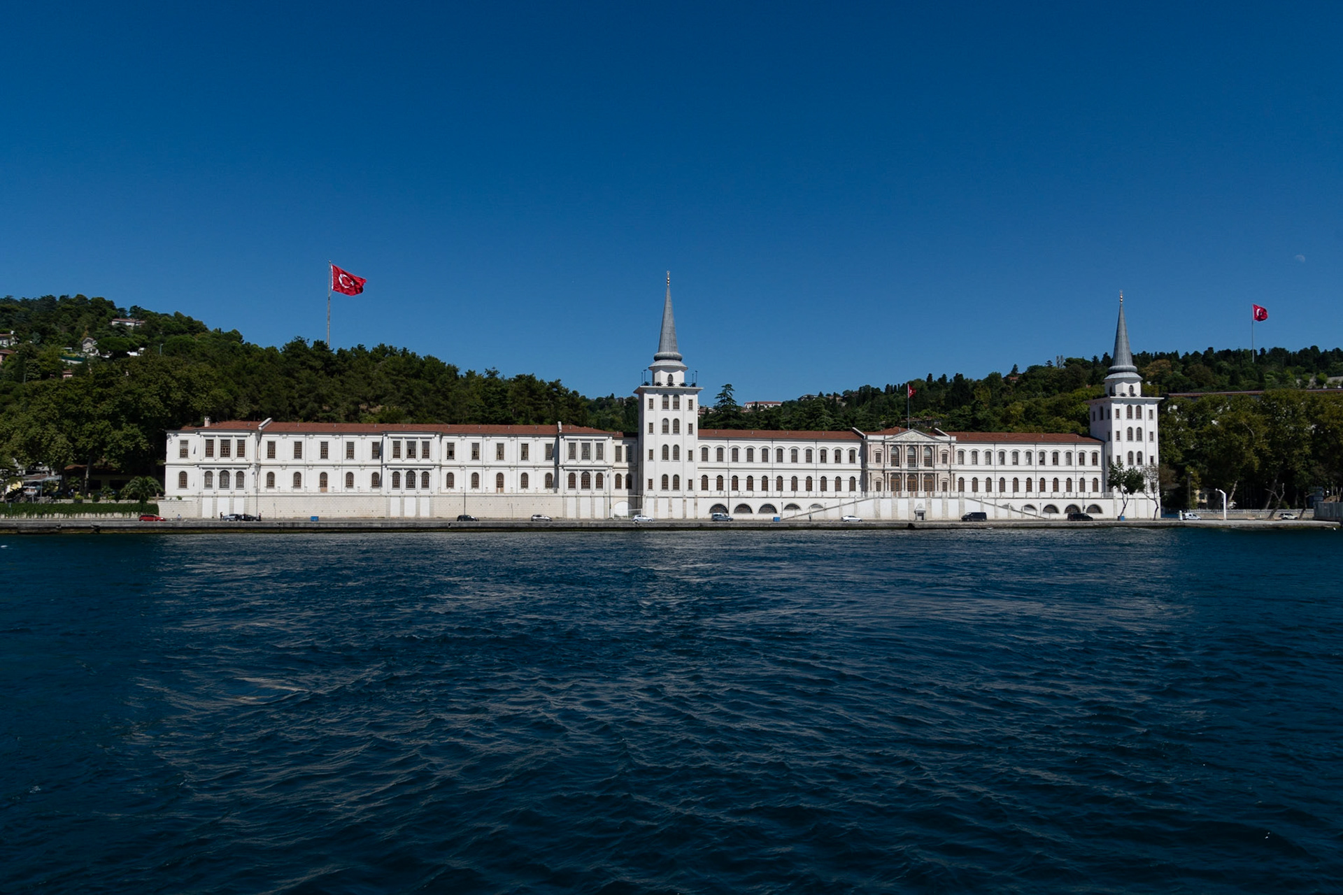 Kuleli Military High School from Bosphorous, Istanbul