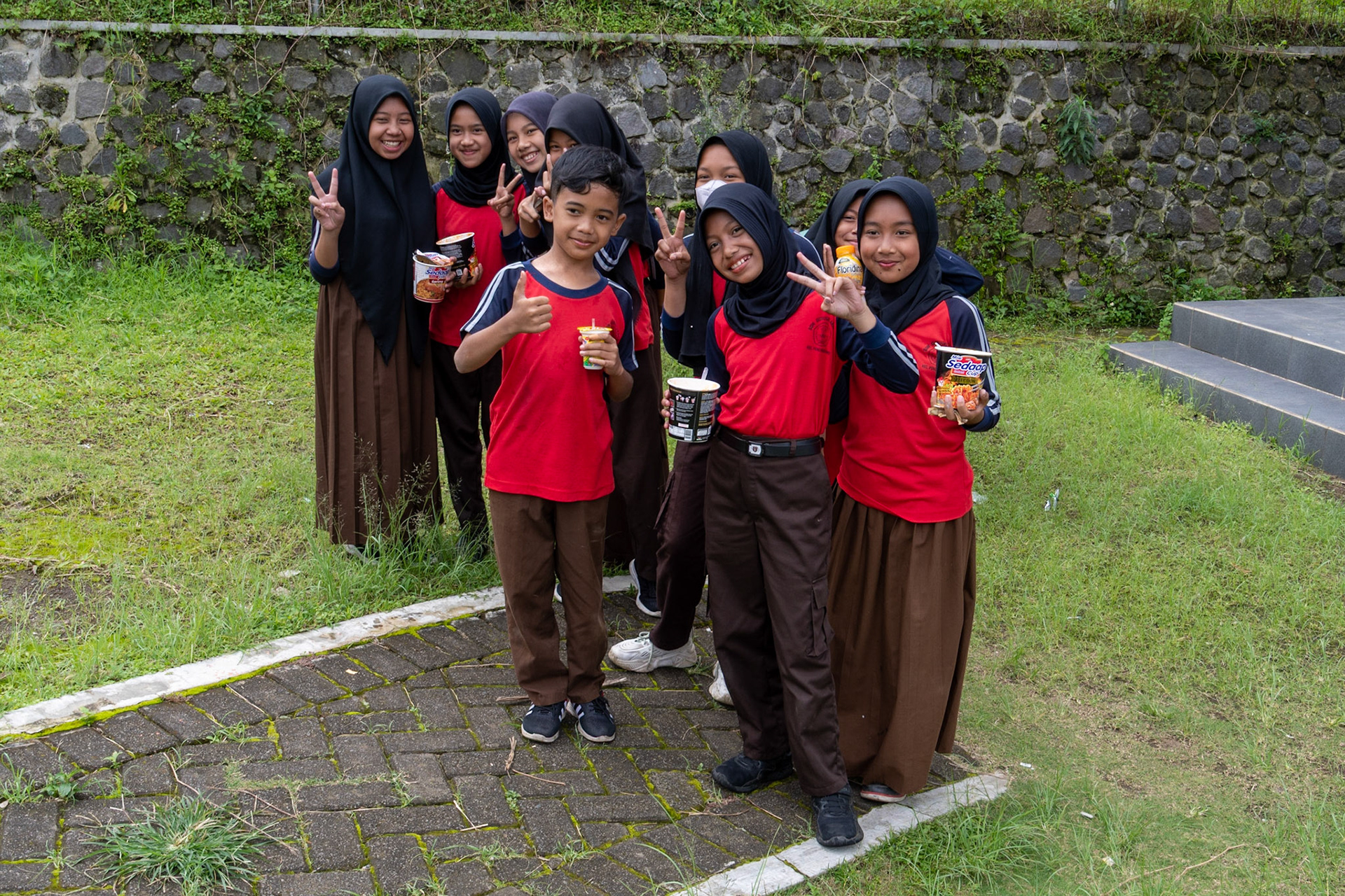 Schoolchildren, Gubugklakah, Indonesia