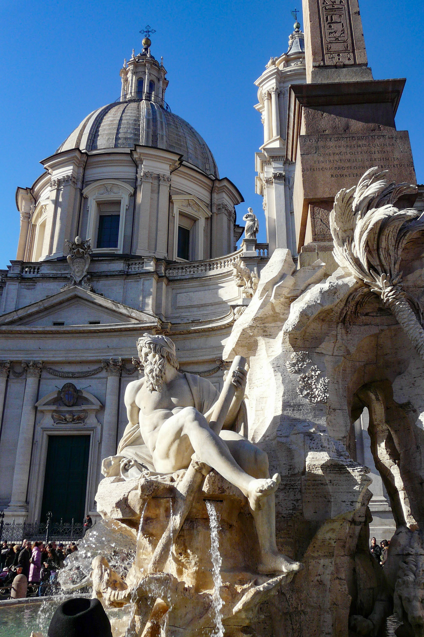 Fontana dei Fiumi, Piazza Navona, Rome