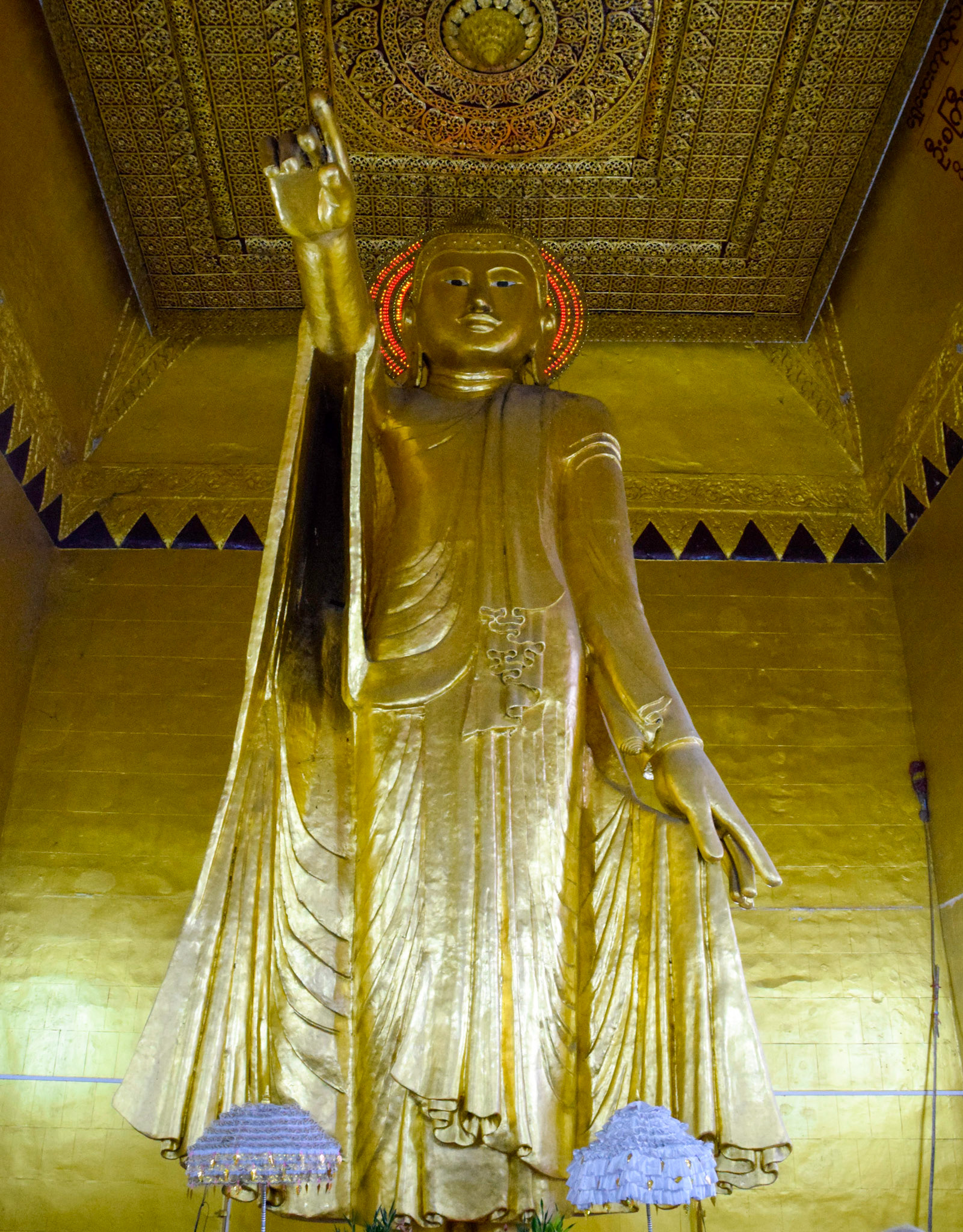 Buddha pointing towards Mandalay, Mandalay Hill