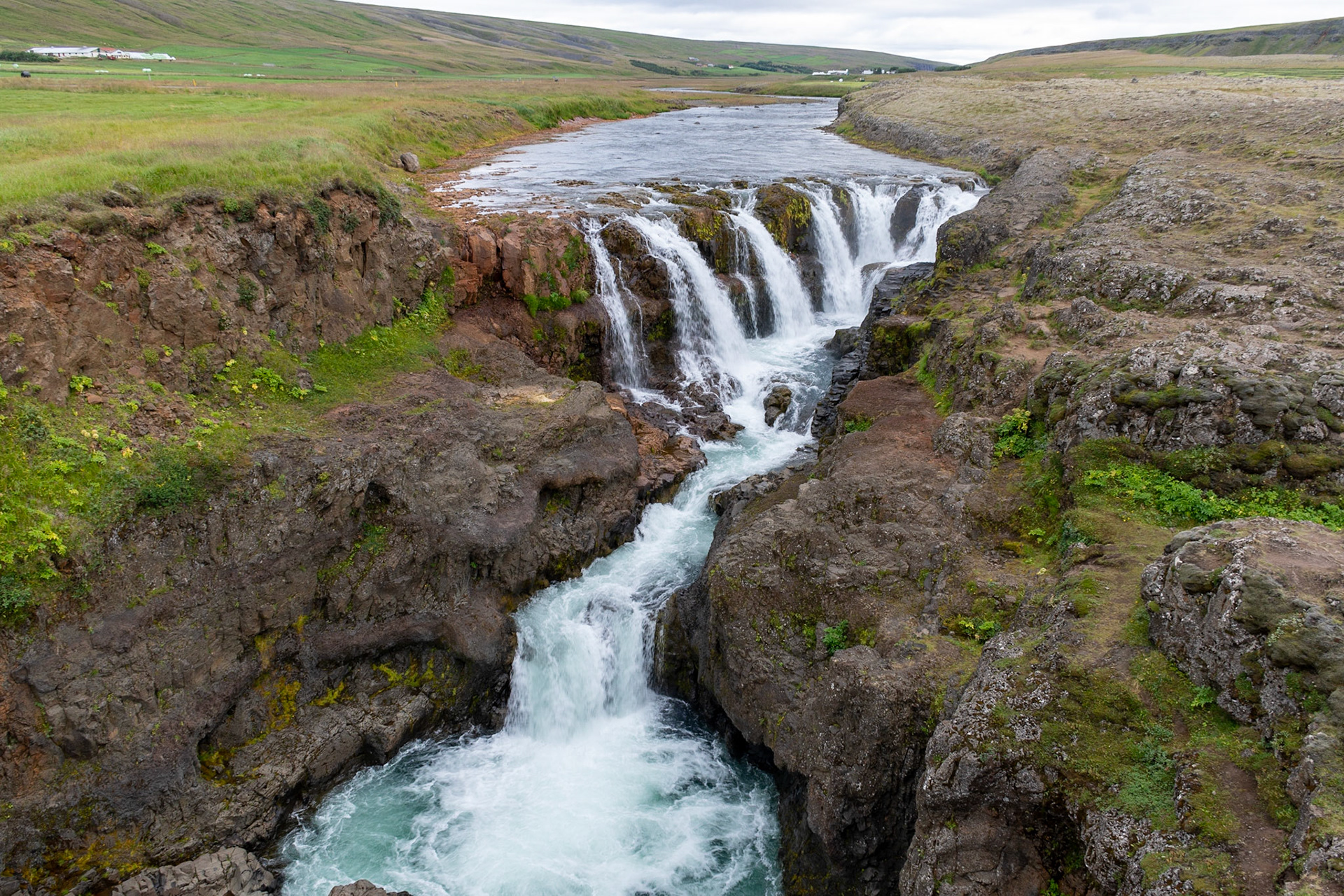 Kolugljufur Canyon, Iceland