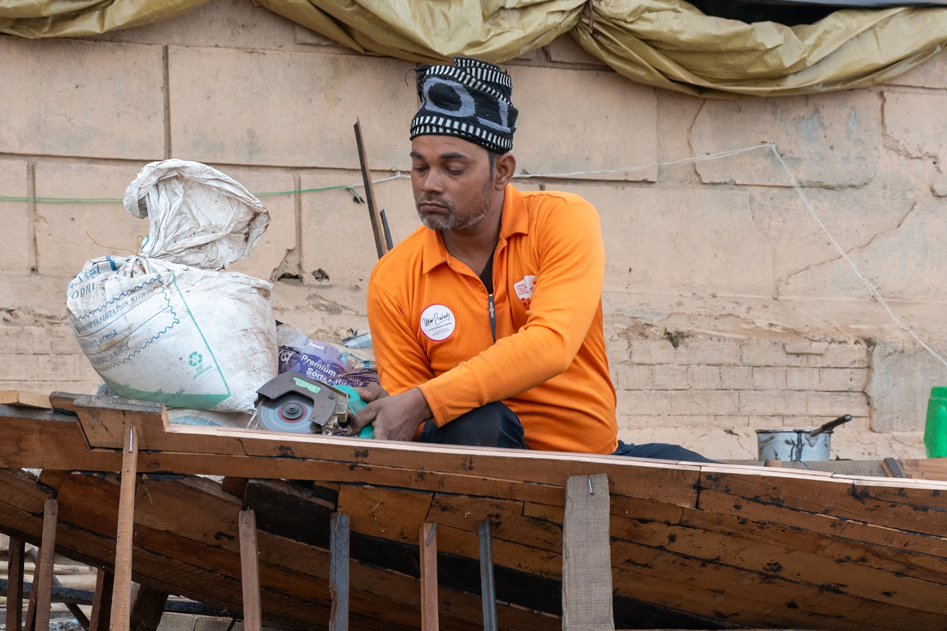 Boat builder, Varanasi