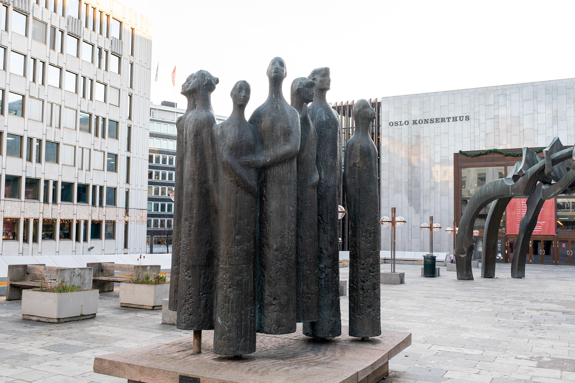 Statue, Concerthall, Oslo