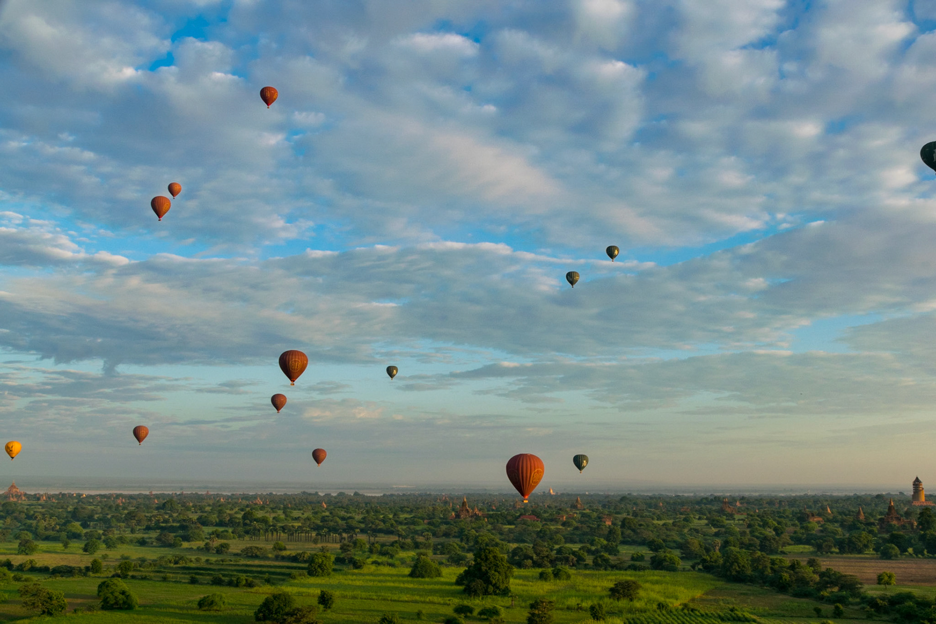 Hot-air Balloon Ride, Bagan, Myanmar