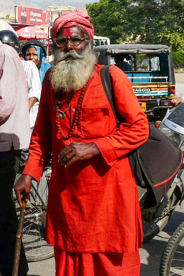Elderly man, Jaipur, India