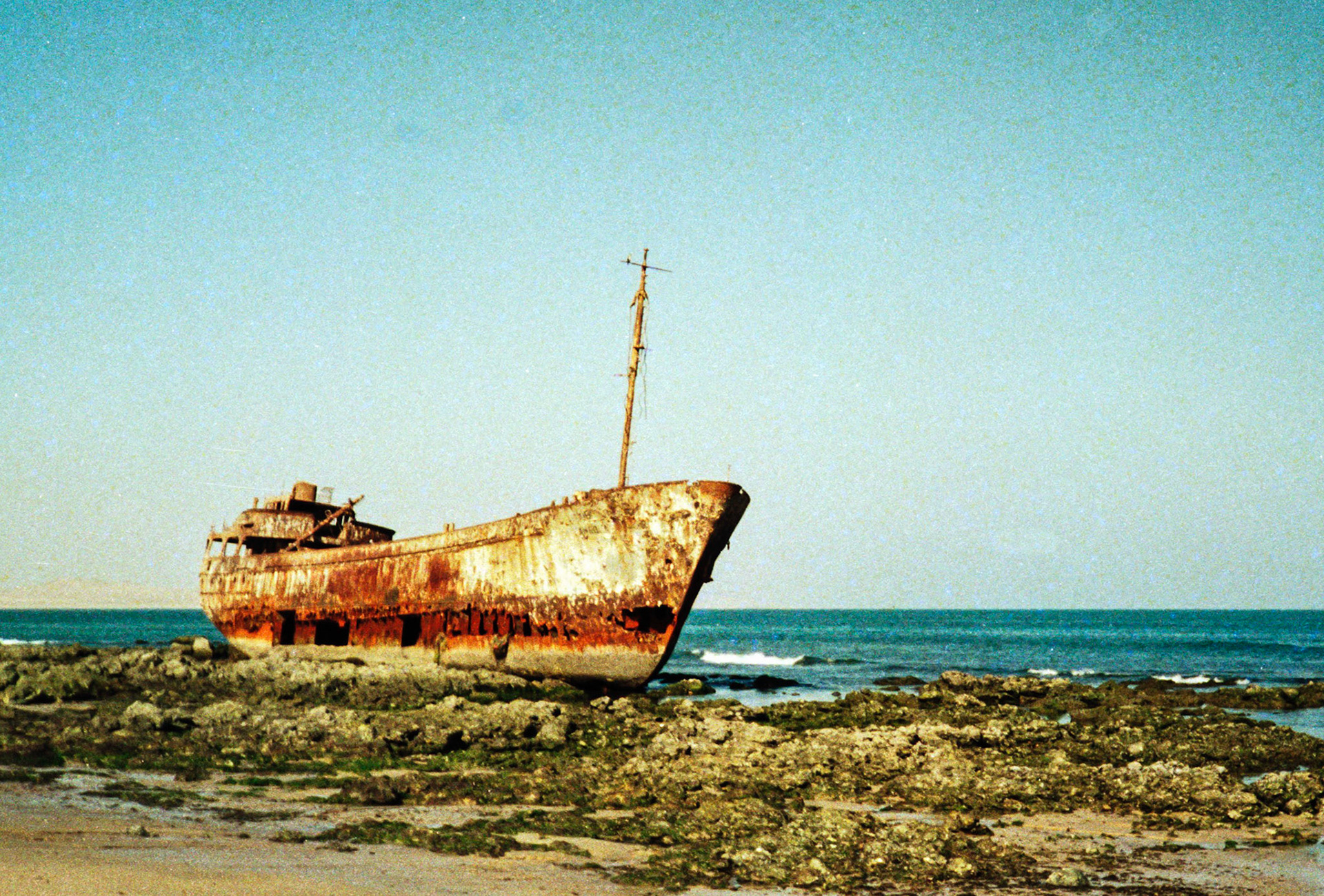 Shipwreck, near Wahiba Sands
