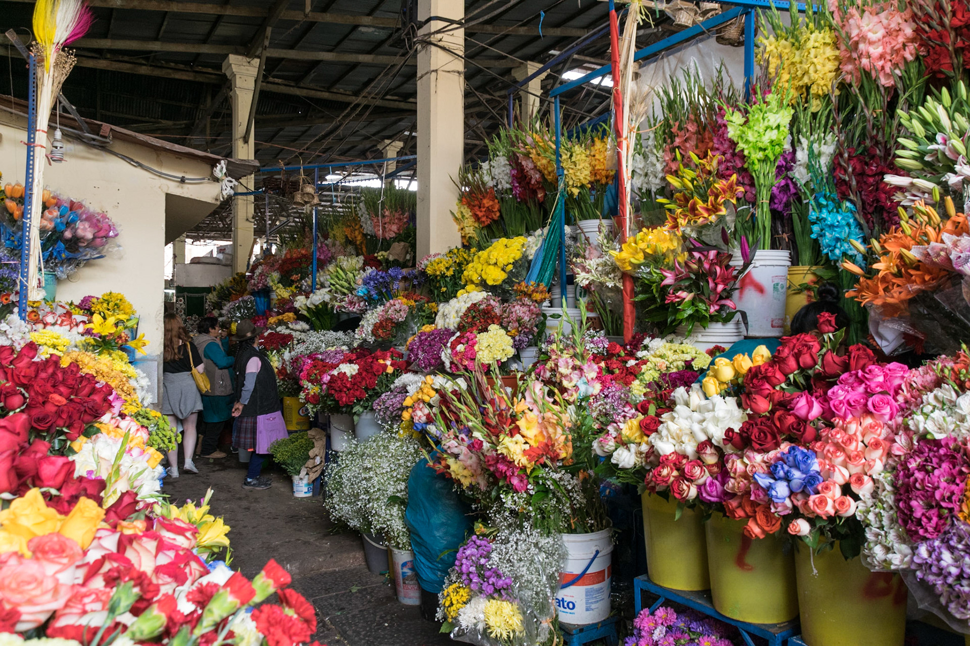 Flower market, Cusco