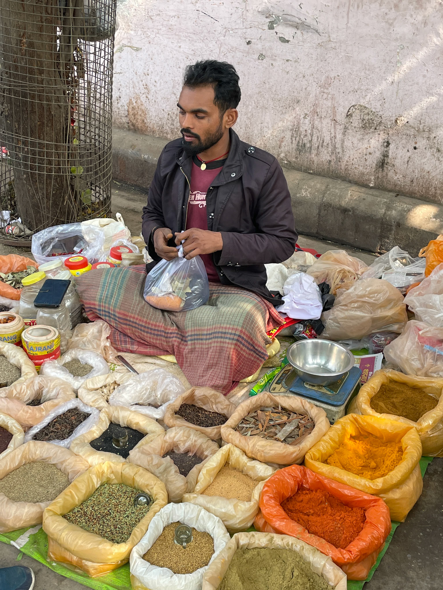 Spice seller, Varanasi
