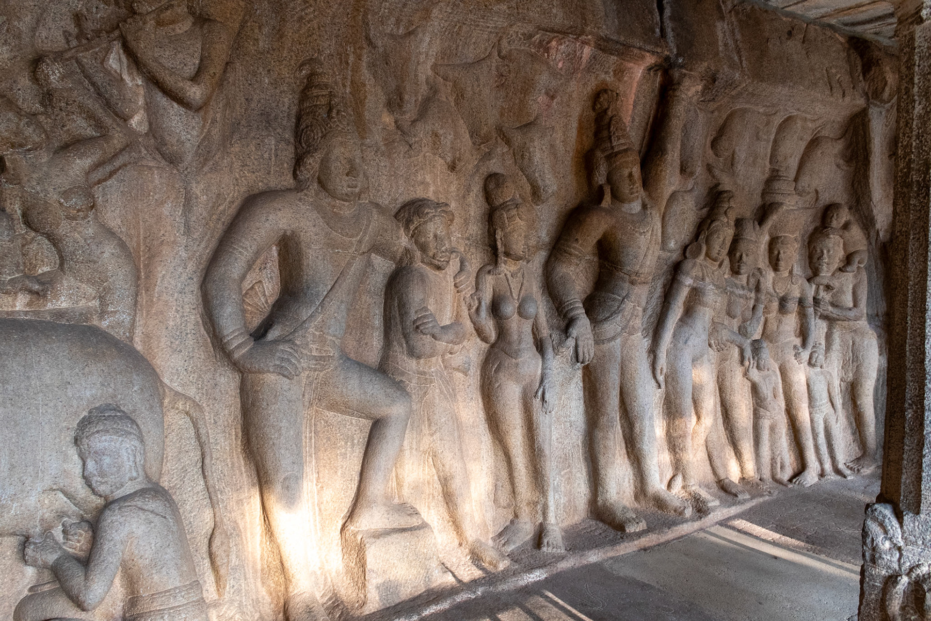 Krishna Cave Temple, Mahabalipuram