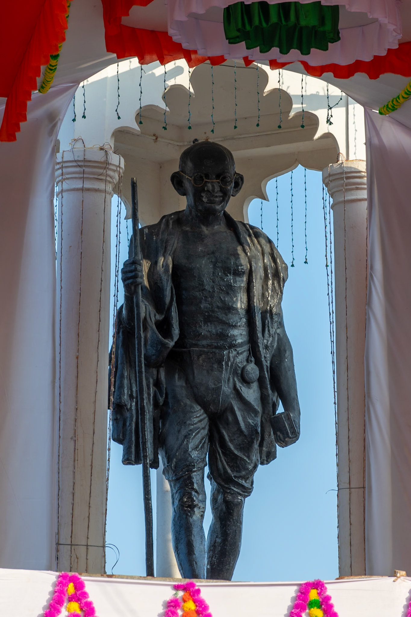 Gandhi statue, Puducherry
