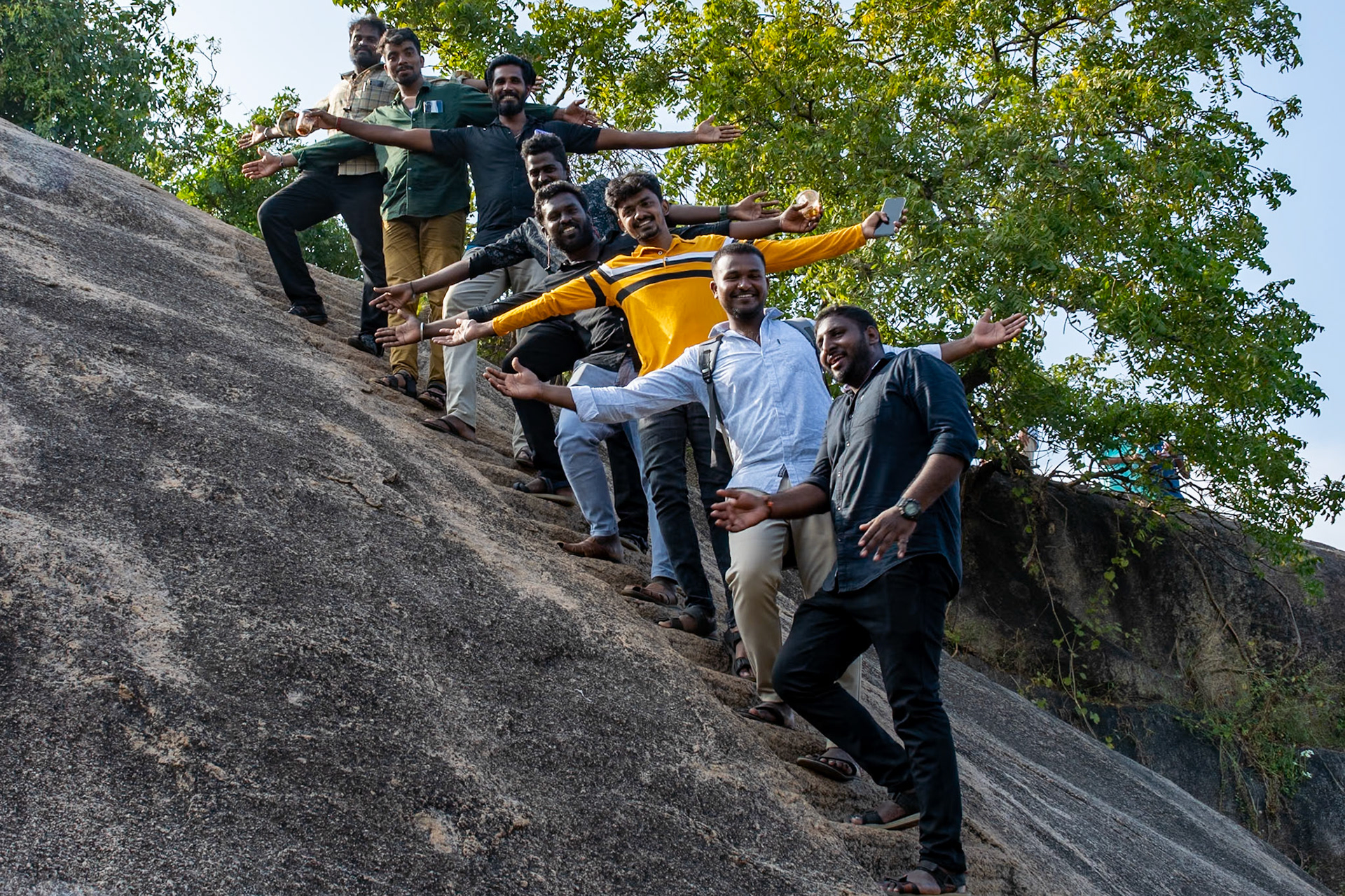 Young lads, Mahabalipuram, India, 2024