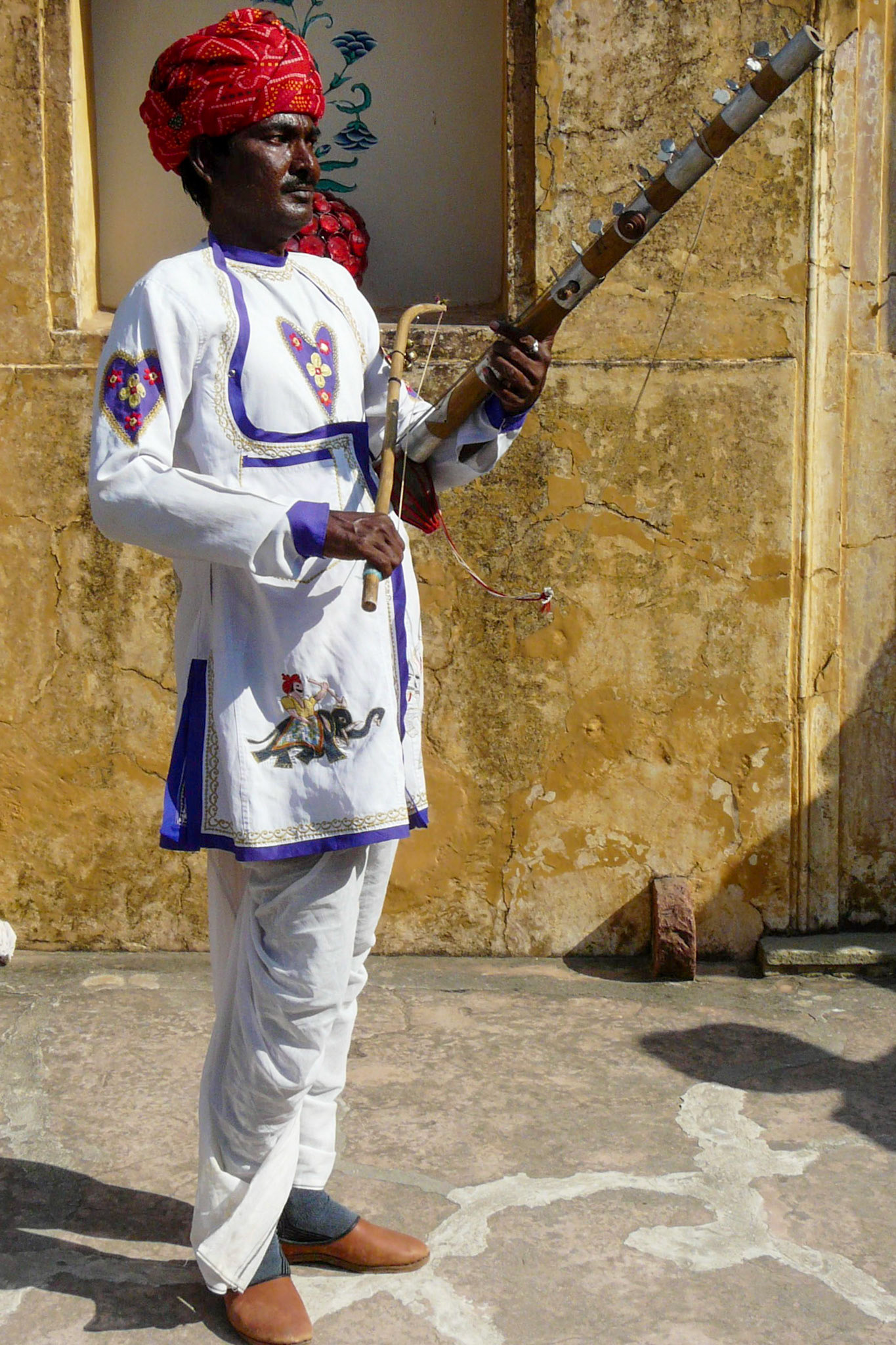 Musician, Amer Fort, India
