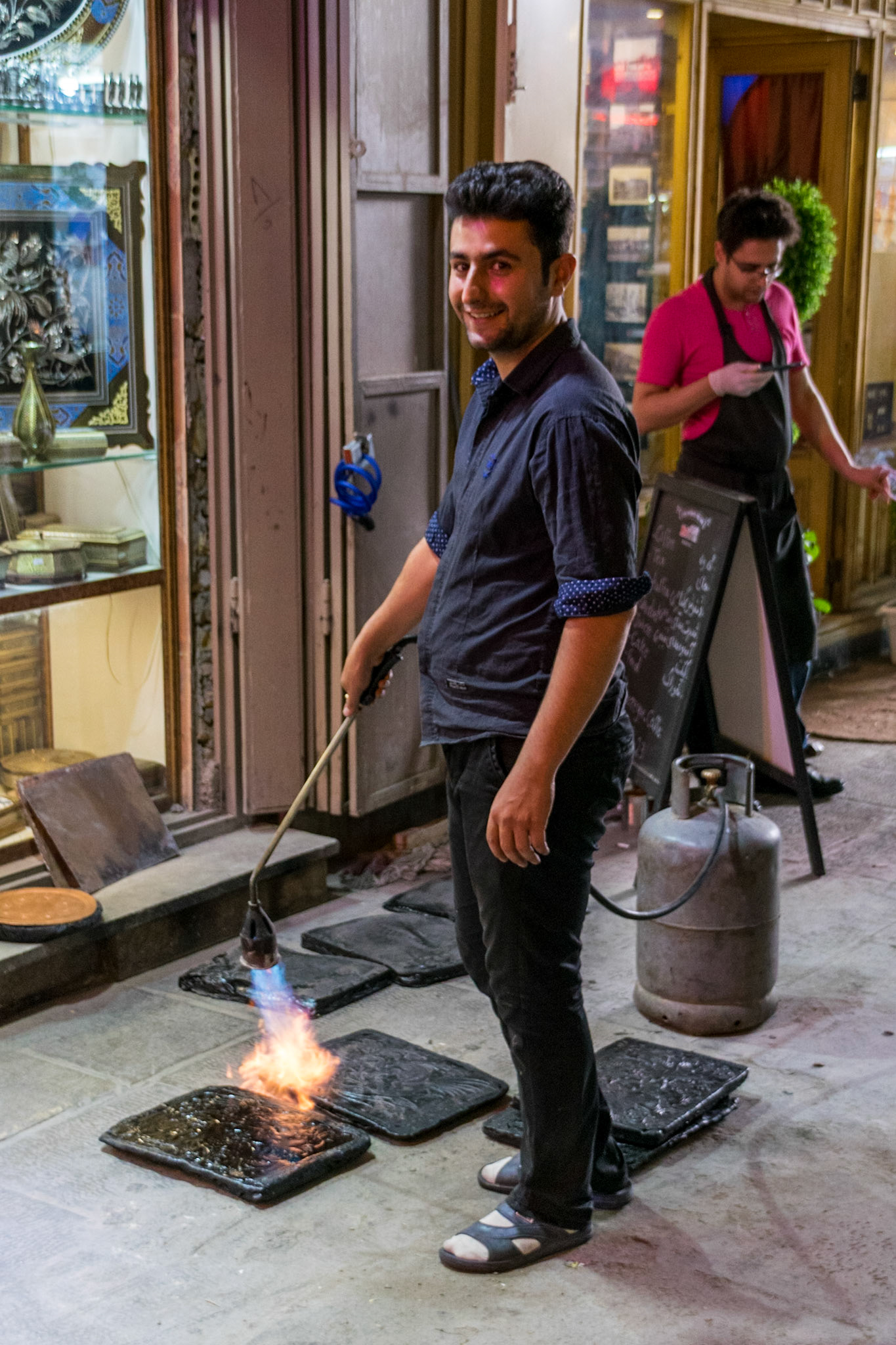 Metal-worker, Isfahan, Iran