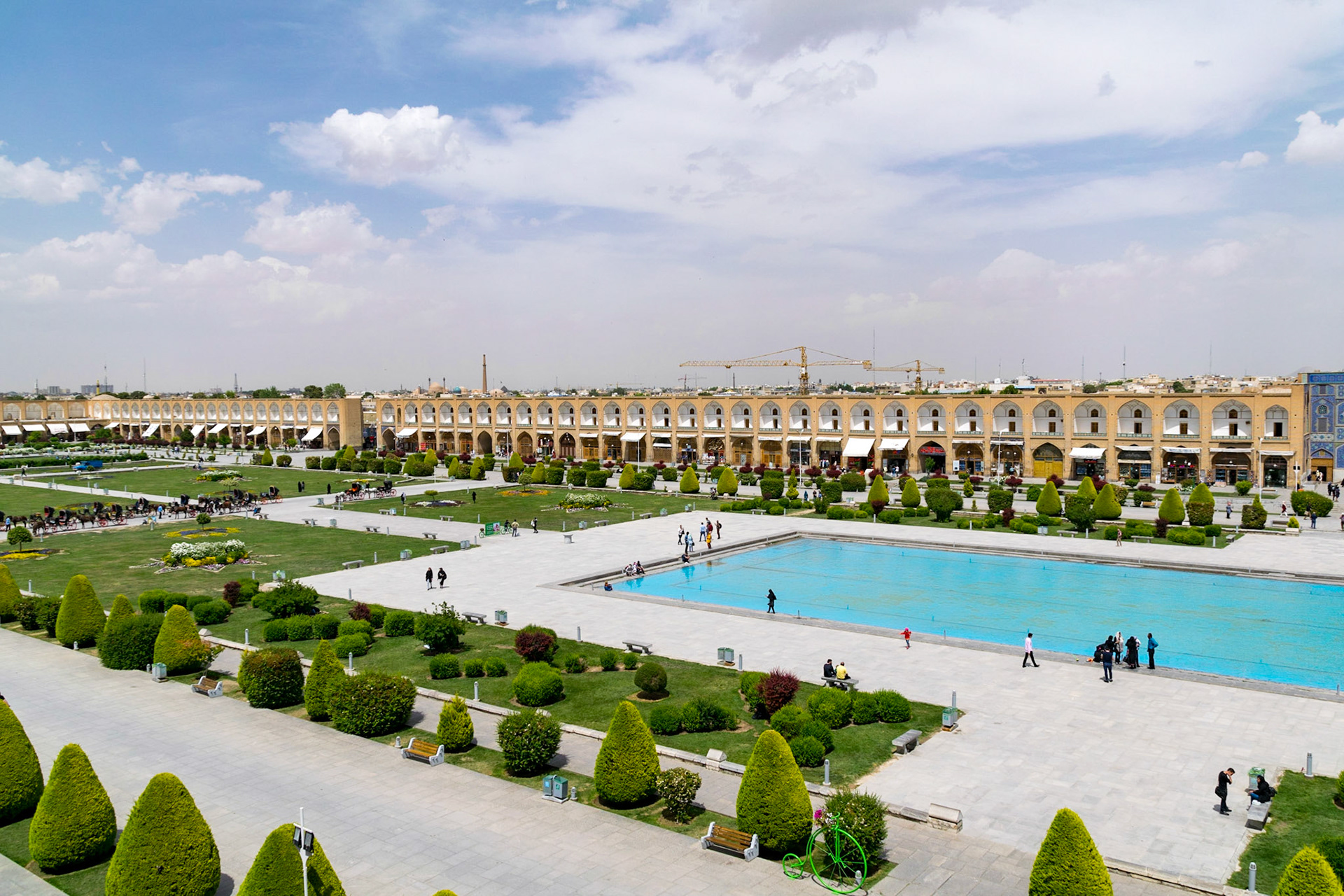 Naqsh-e Jahan Square from Ali Qapu Palace, Isfahan