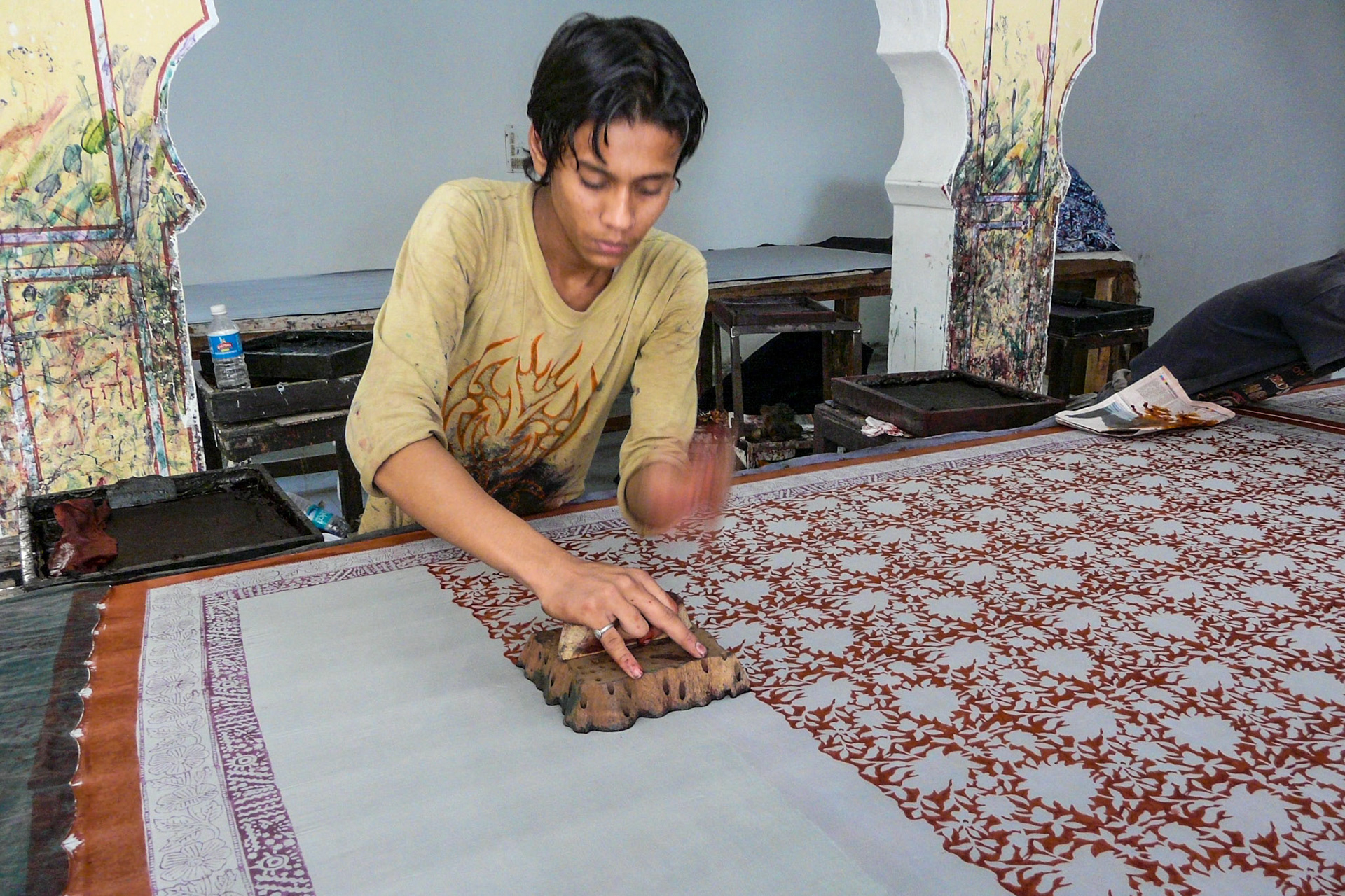 Block printer, Jaipur, India