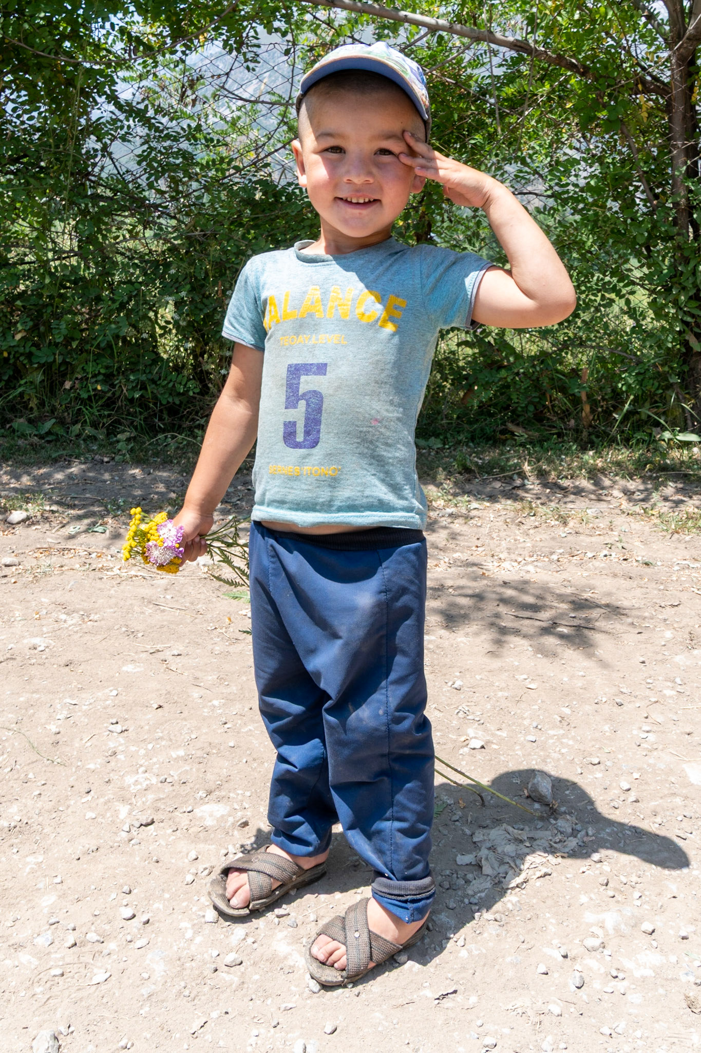 Young boy, Arslan Bob, Kyrgyzstan