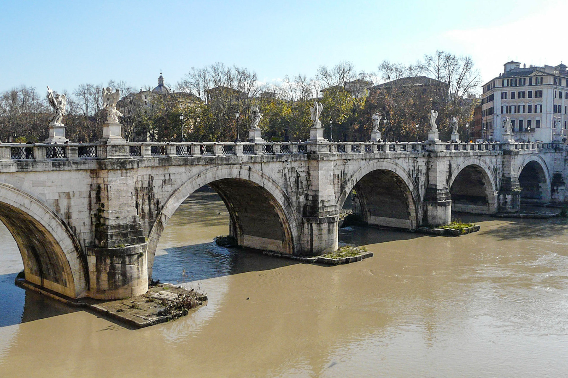 View from Ponte Sant'Angelo, Rome