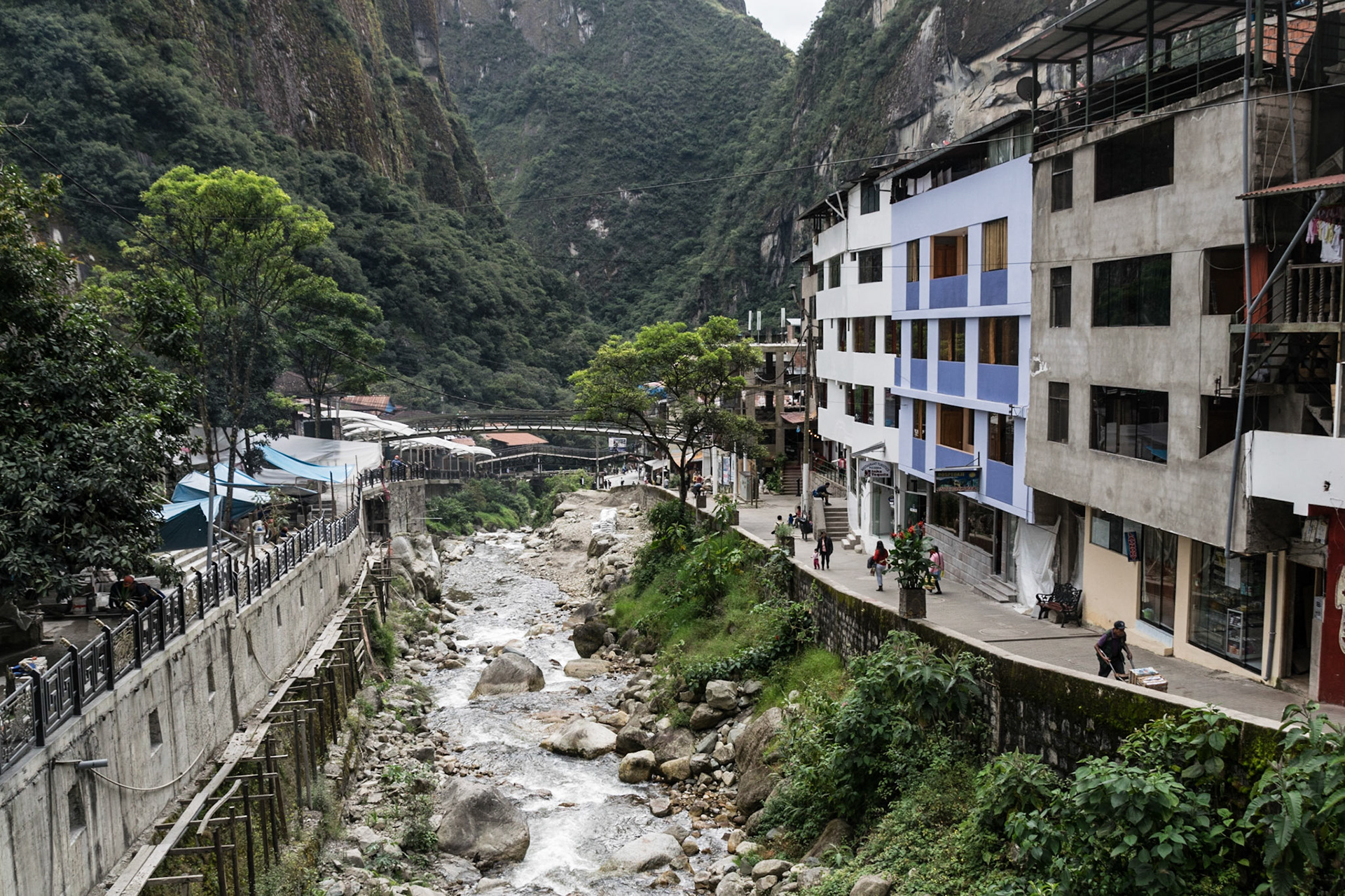 View of town, Aguas Calientes