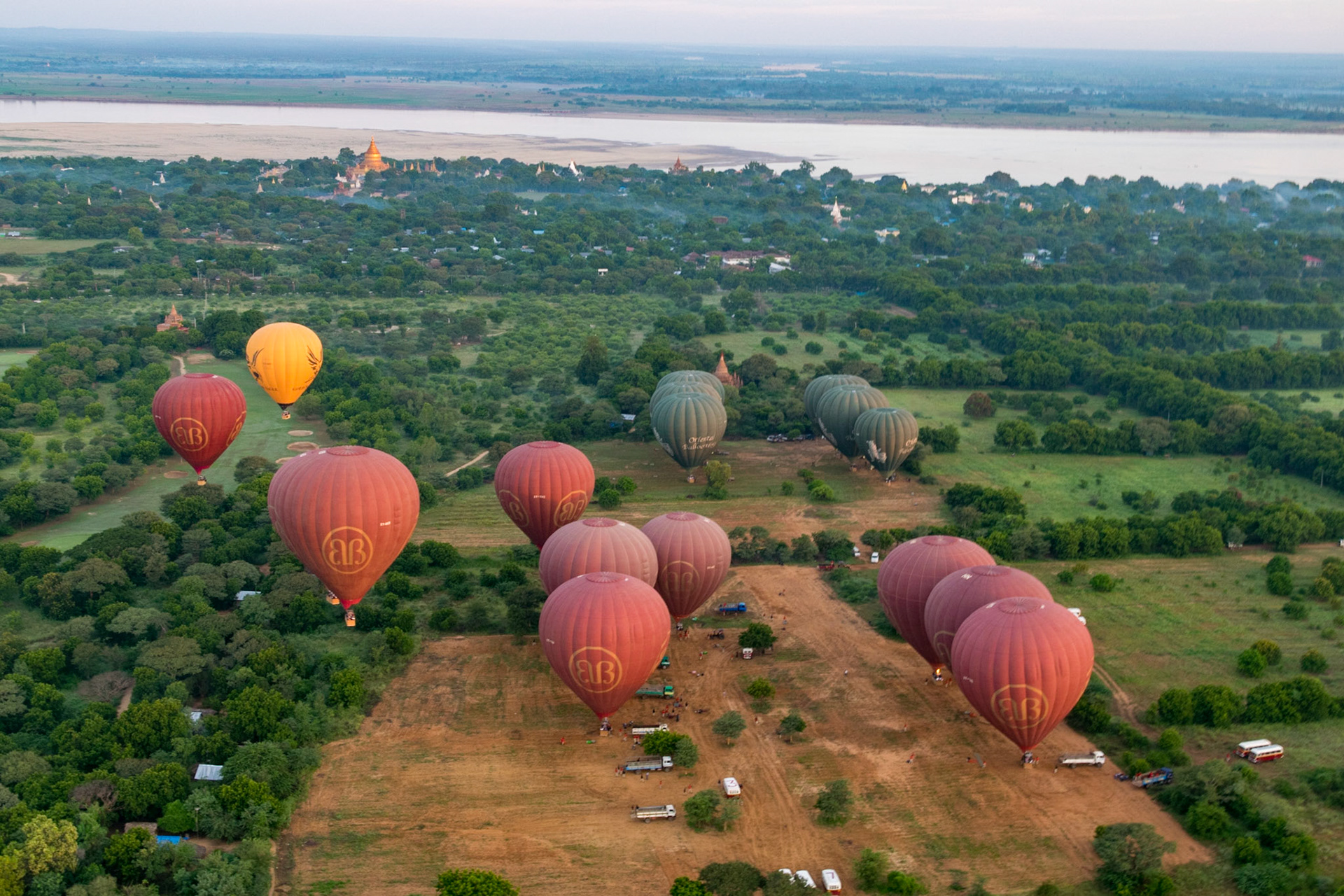 Hot-air Balloon Ride, Bagan