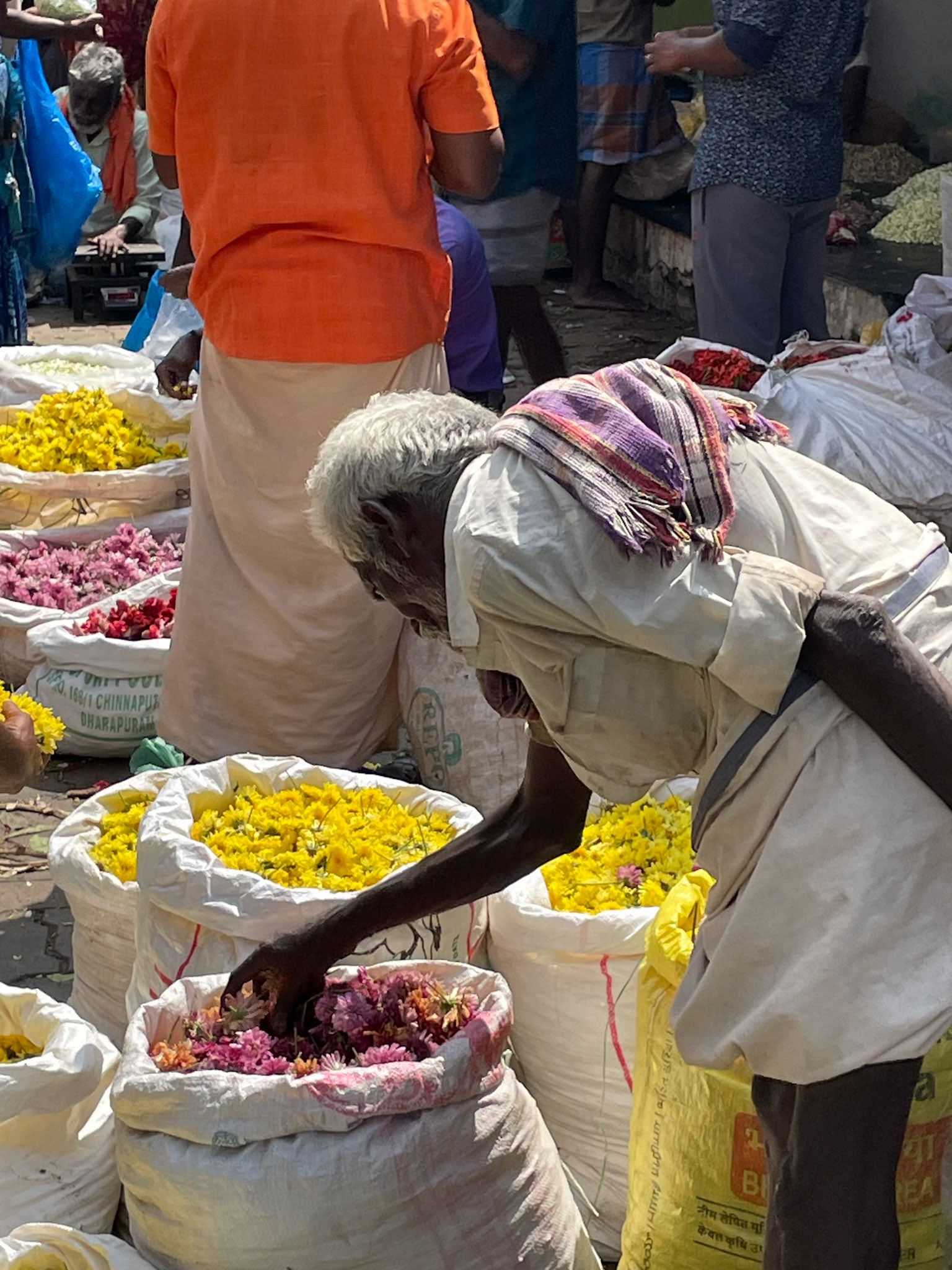 Flower market, Madurai