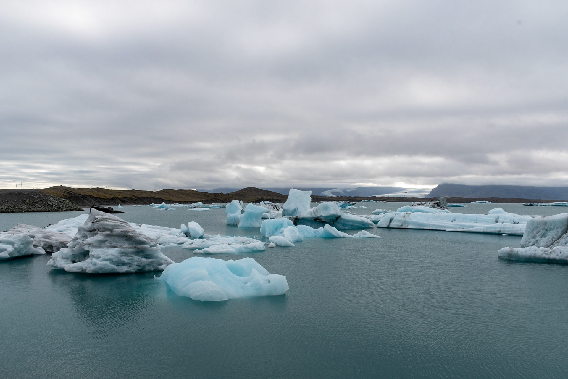 Icebergs, Jokulsarlon Glacier, Iceland