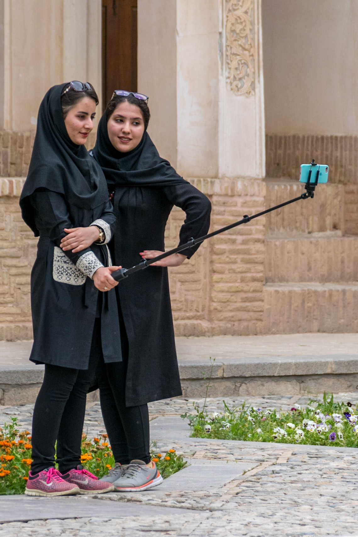 Taking a selfie, Kashan, Iran