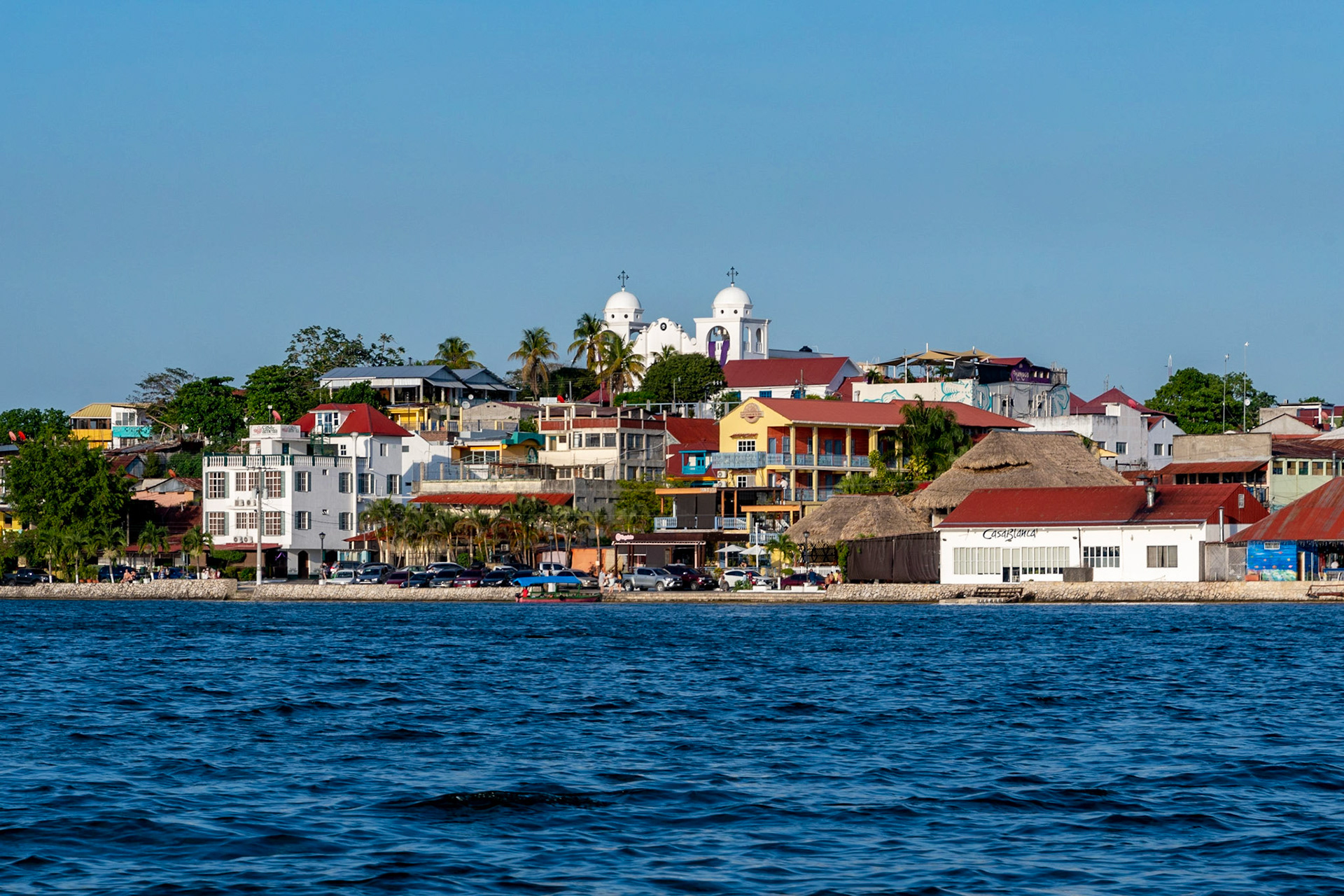 Flores Island from Lake Peten