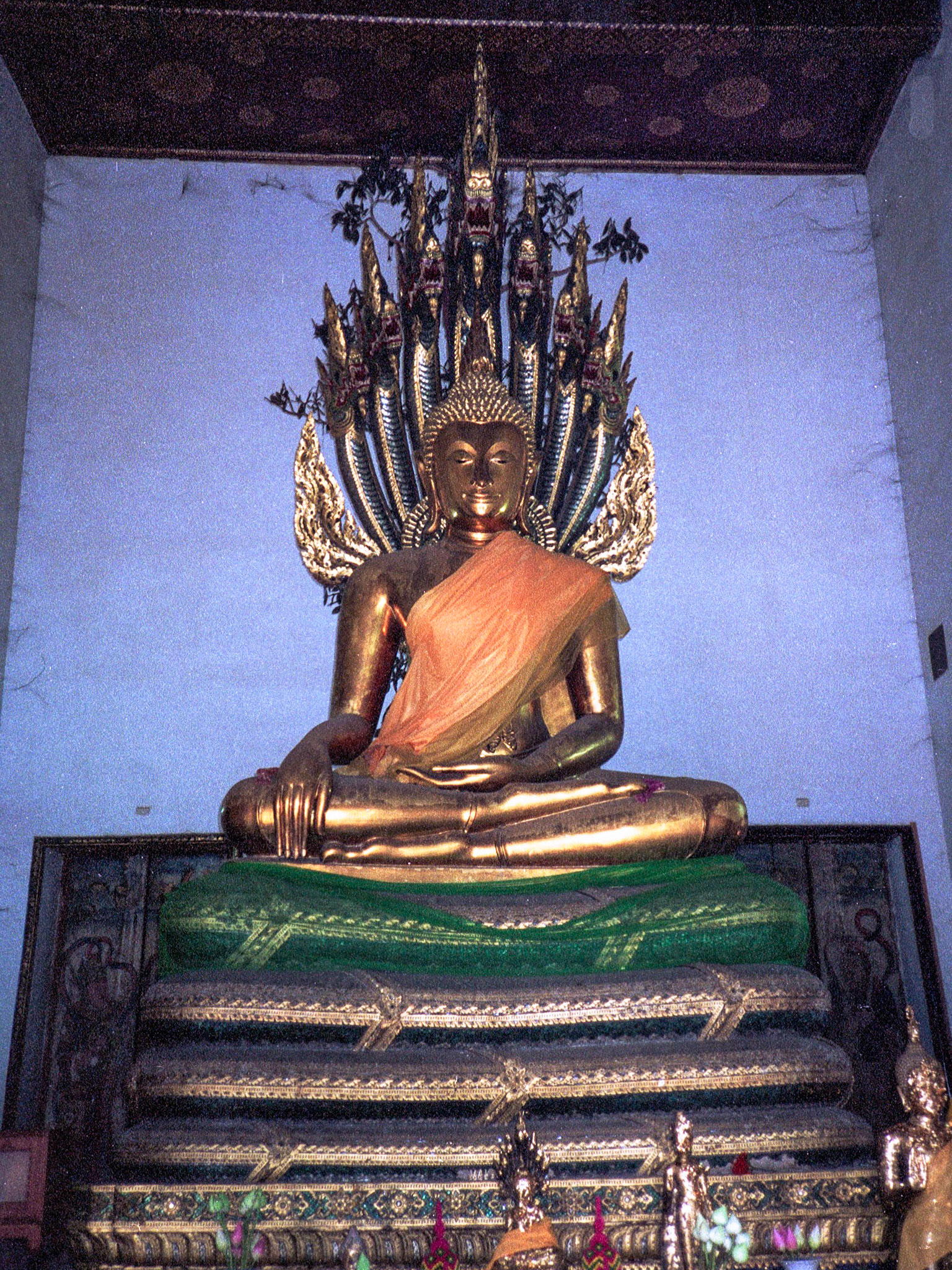 Naga Buddha statue, Wat Pho, Bangkok