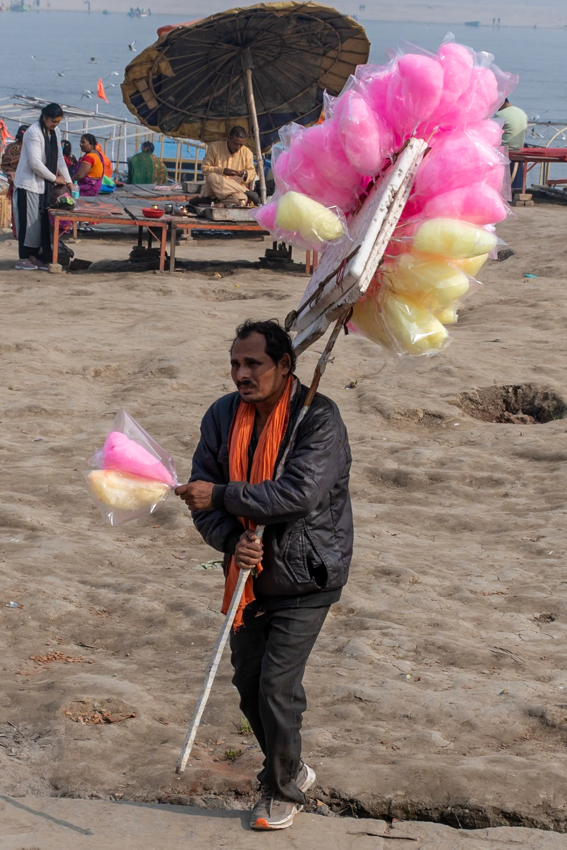 Candyfloss seller, Varanasi