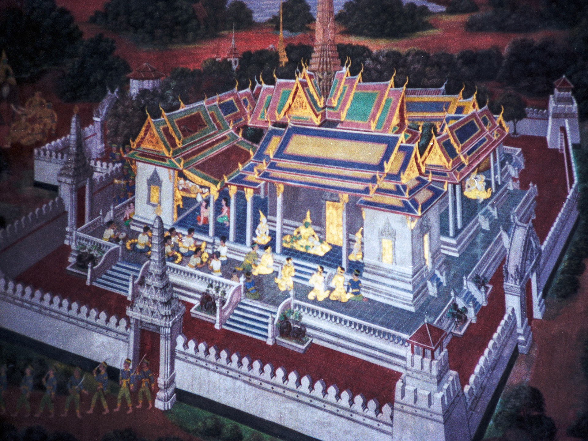 Mural, The Grand Palace, Bangkok