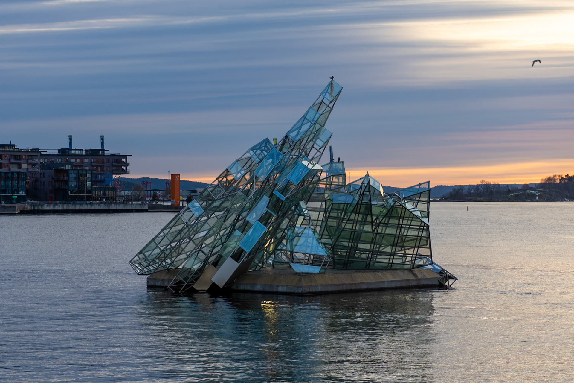 Floating artwork, Oslo