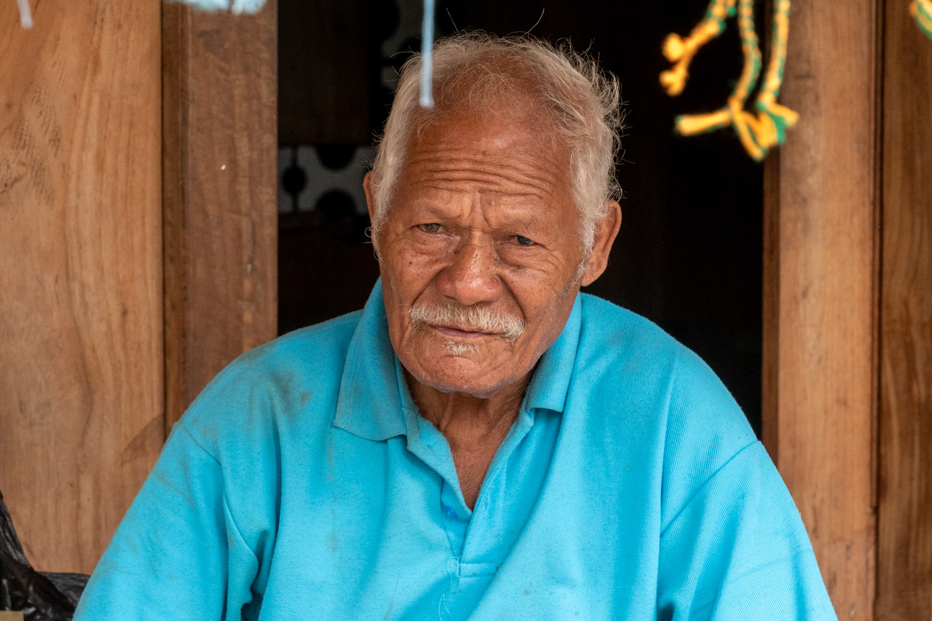 Elderly gentleman, Bena Village, Indonesia