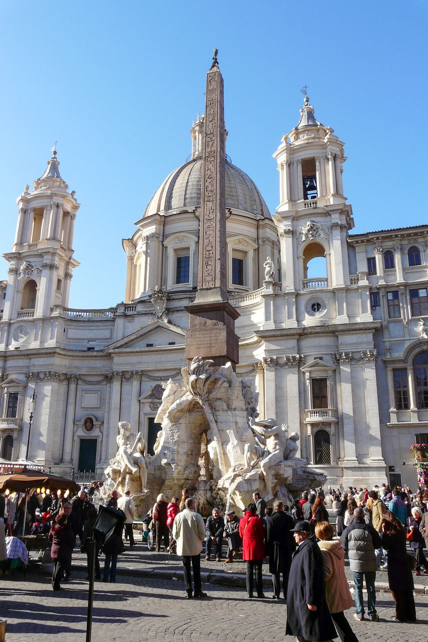 Fontana dei Fiumi, Piazza Navona, Rome