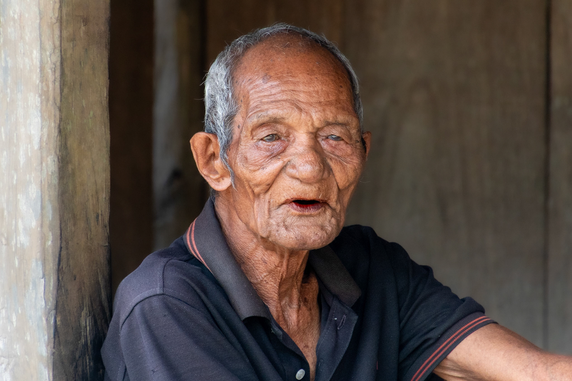 Elderly gentleman, Luba Village, Flores, Indonesia, 2022