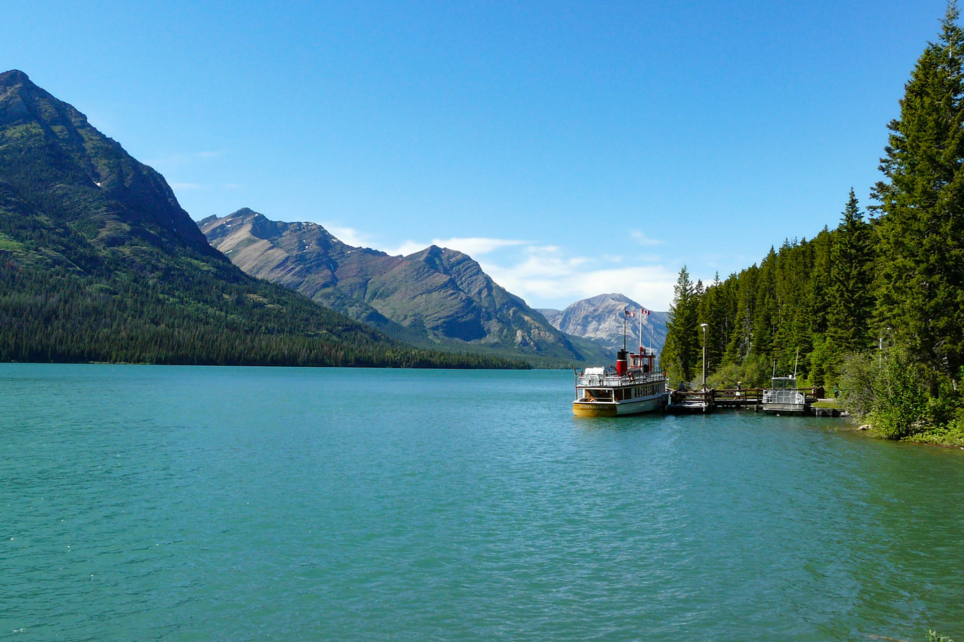 Waterton Lake (looking north from Montana), MT