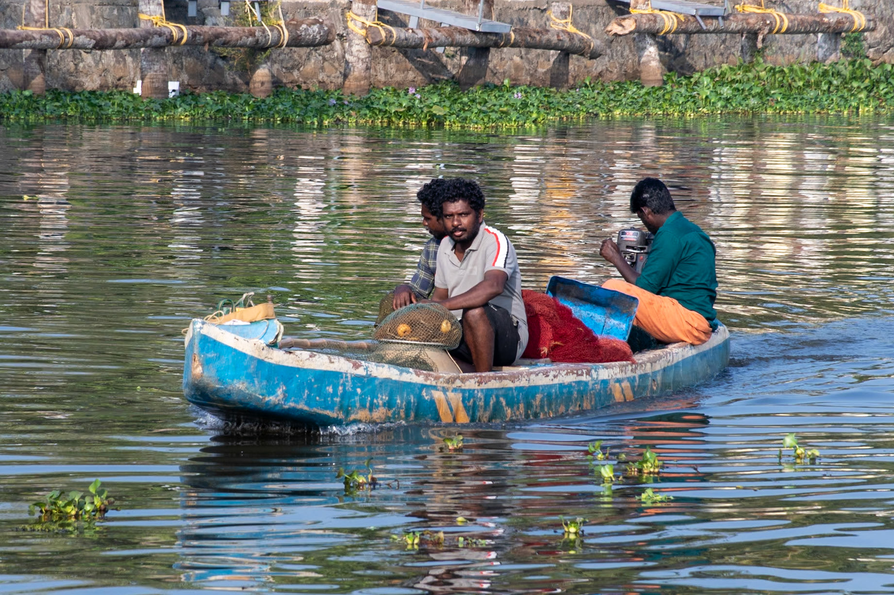 Fishermen, Backwaters, Alleppey