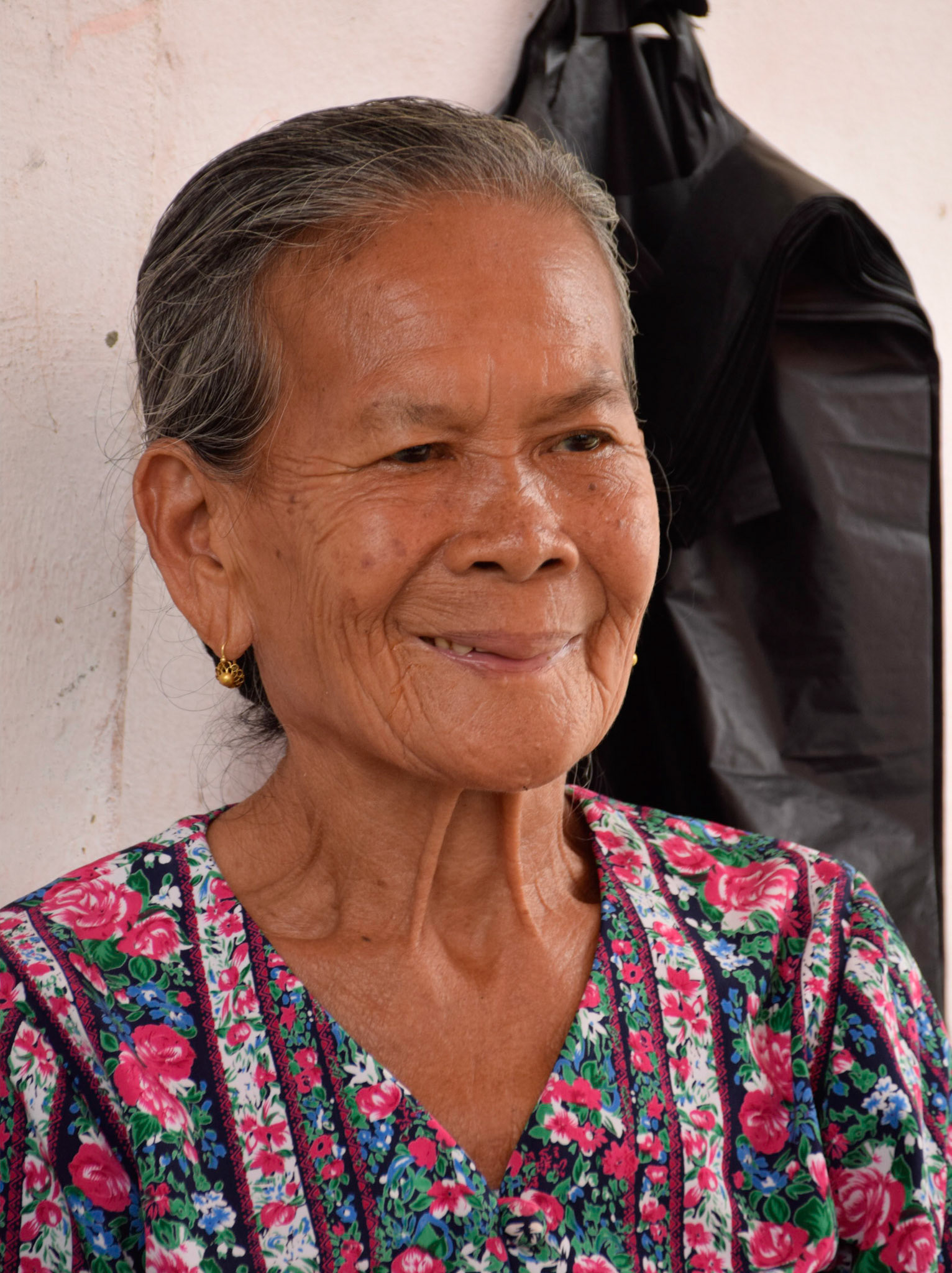 Elderly lady, Tamparuli, Malaysia, 2015