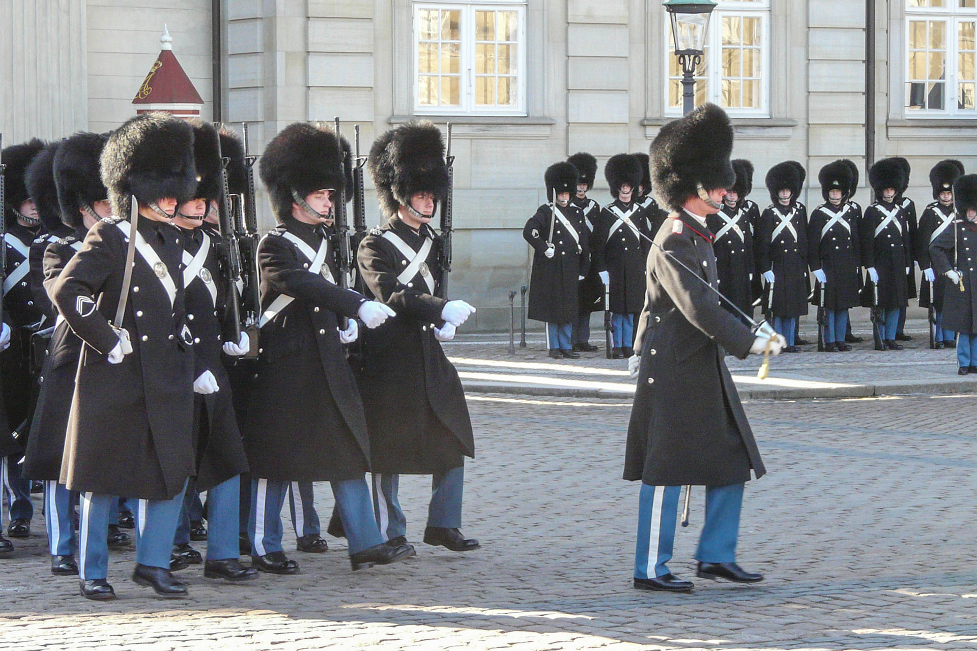 Changing the Guard, Amalienborg, Copenhagen