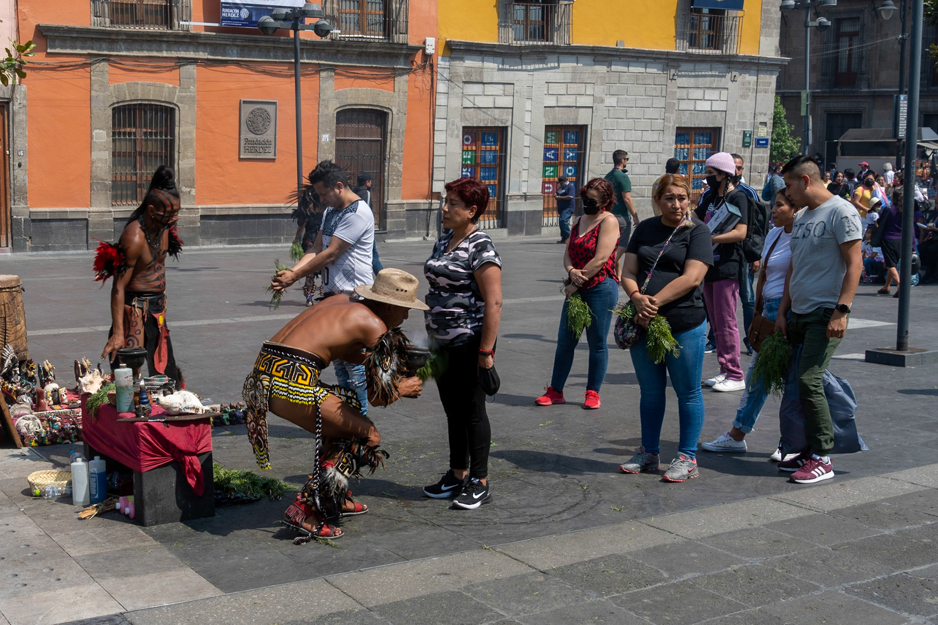 Aztec healers, Mexico City, Mexico