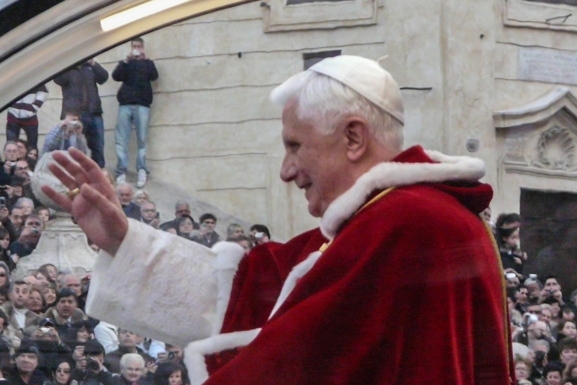 Pope Benedict XVI, Spanish Steps, Rome
