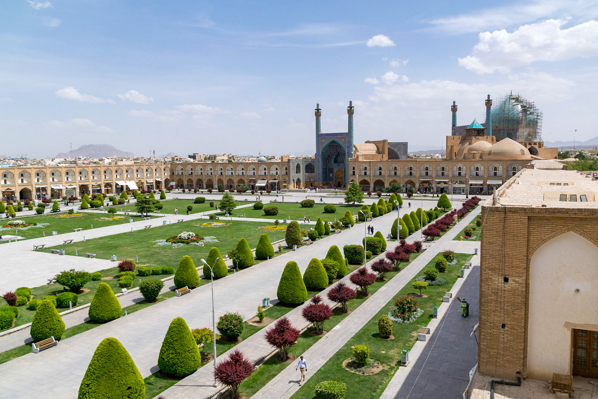 Masjed-e Shah from Ali Qapu Palace, Isfahan