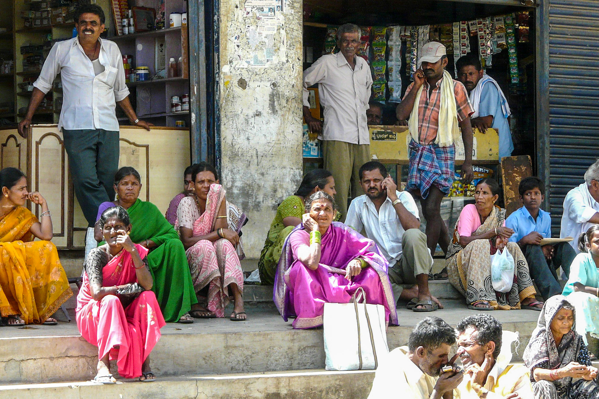 Villagers, Sravana Belgola, India
