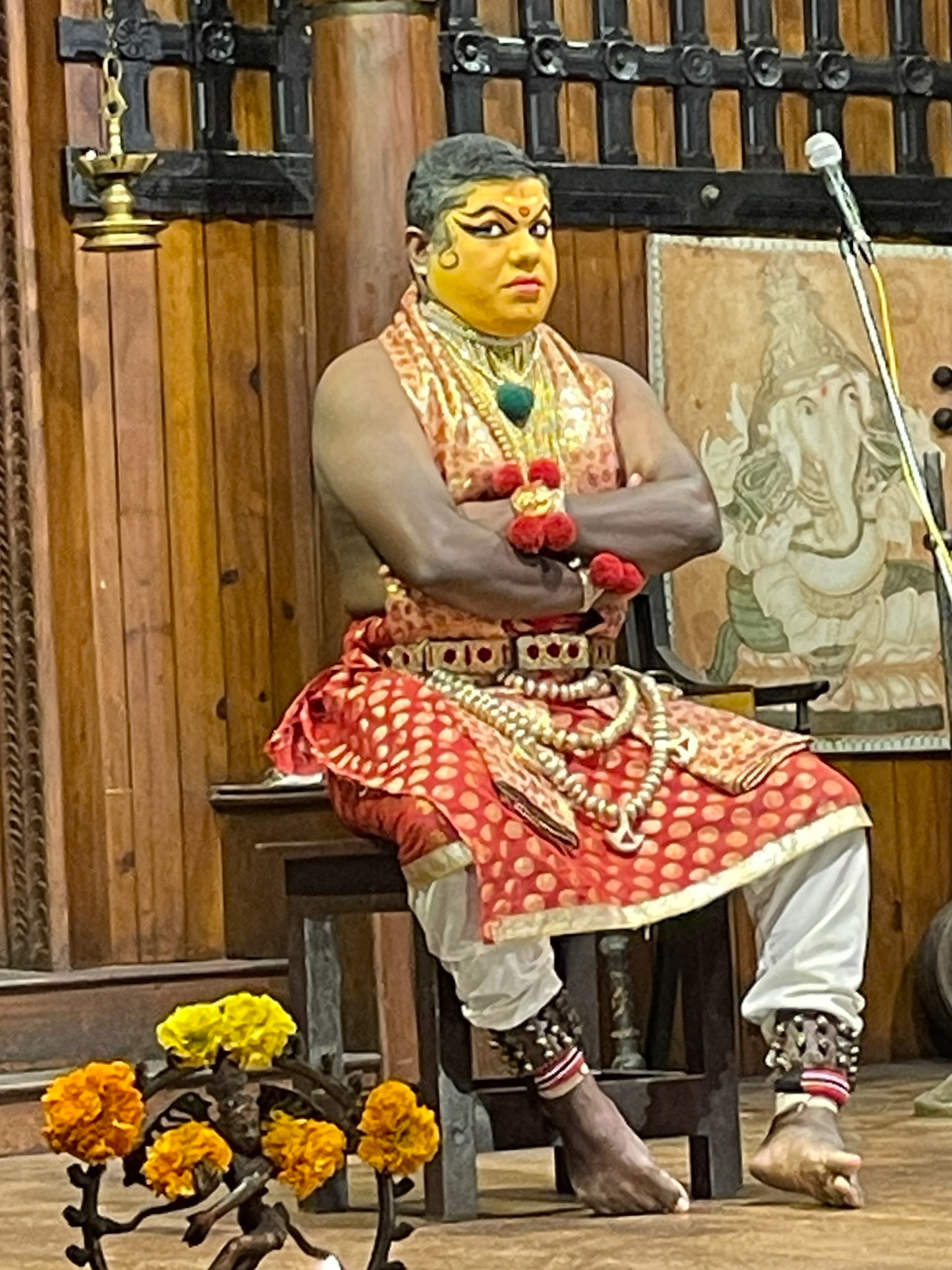 Dancer, Kathakali Dance Centre, Kochi, India, 2024