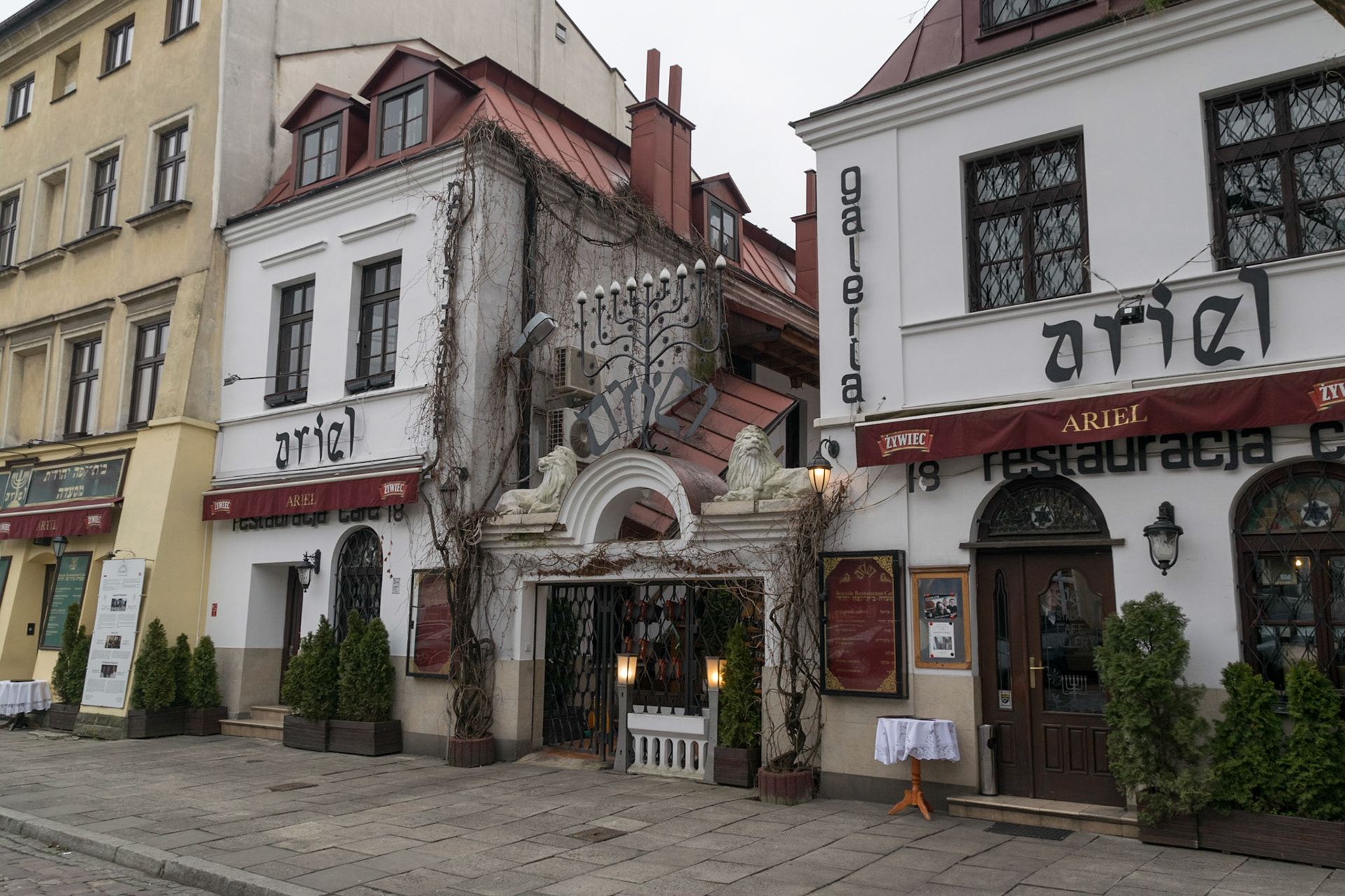 Restaurant in Jewish Quarter, Krakow