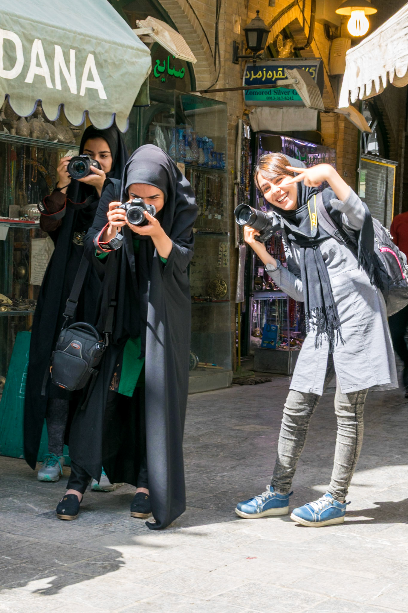Photograpy students, Isfahan, Iran
