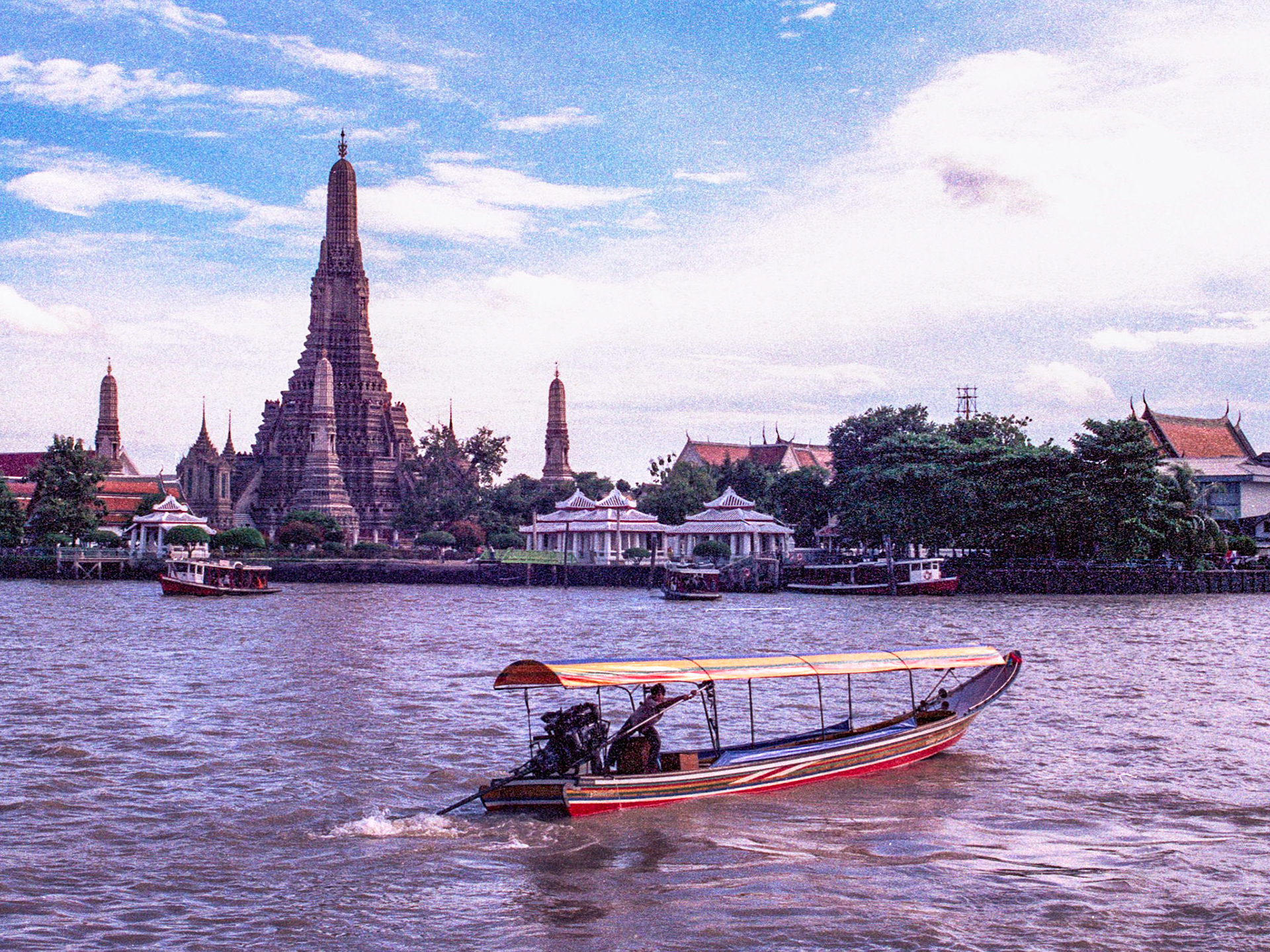 Wat Arun from river, Bangkok